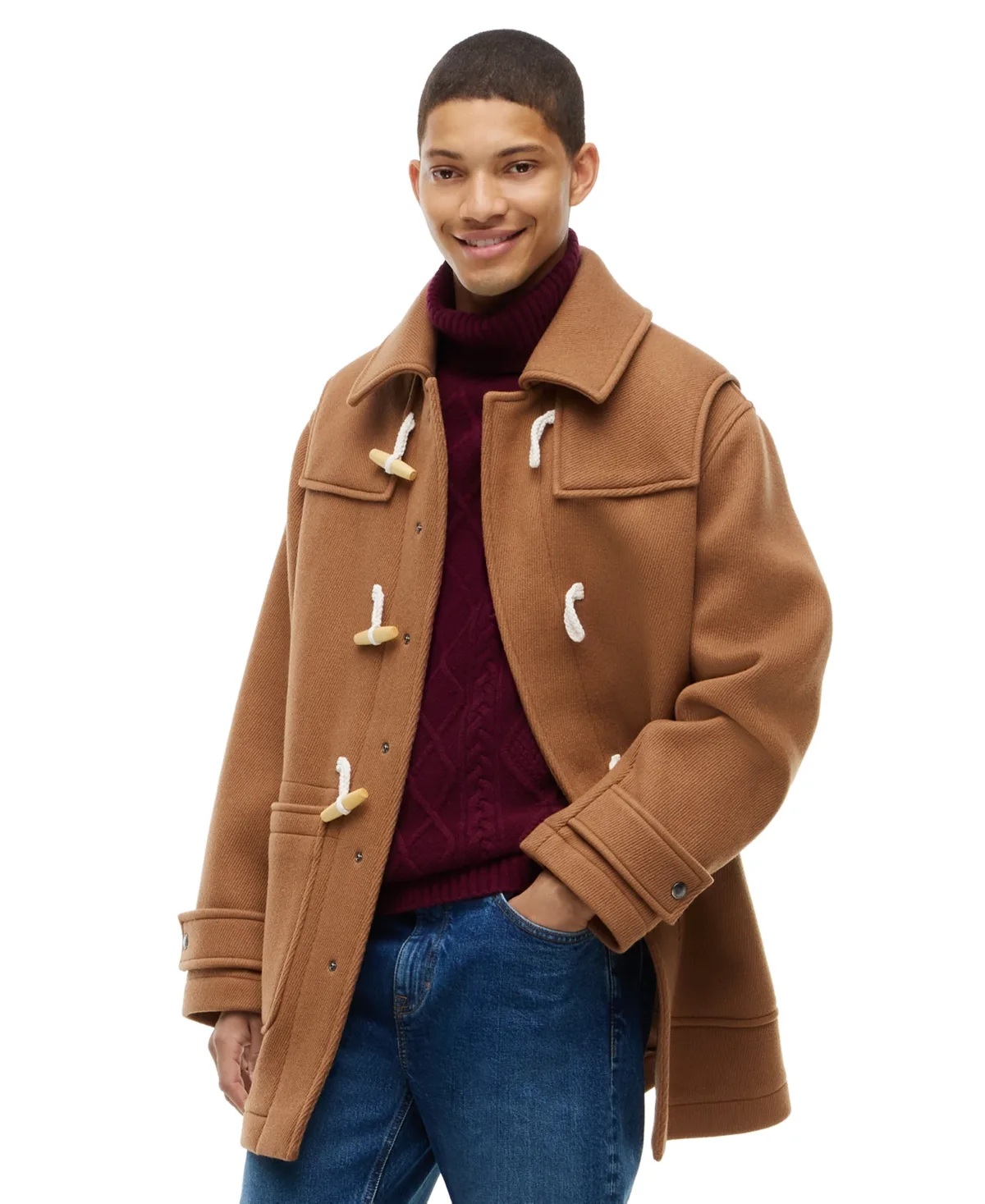 Wool Duffle Regular-Fit Coat by Tommy Hilfiger