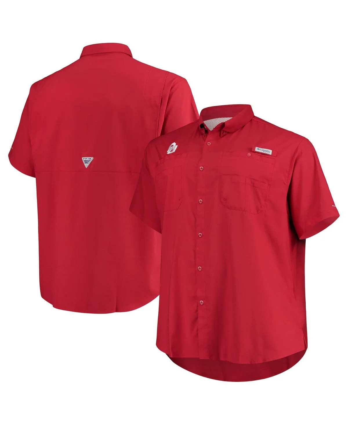 Oklahoma Sooners Tamiami Omni-Shade Button-Down Shirt by Columbia
