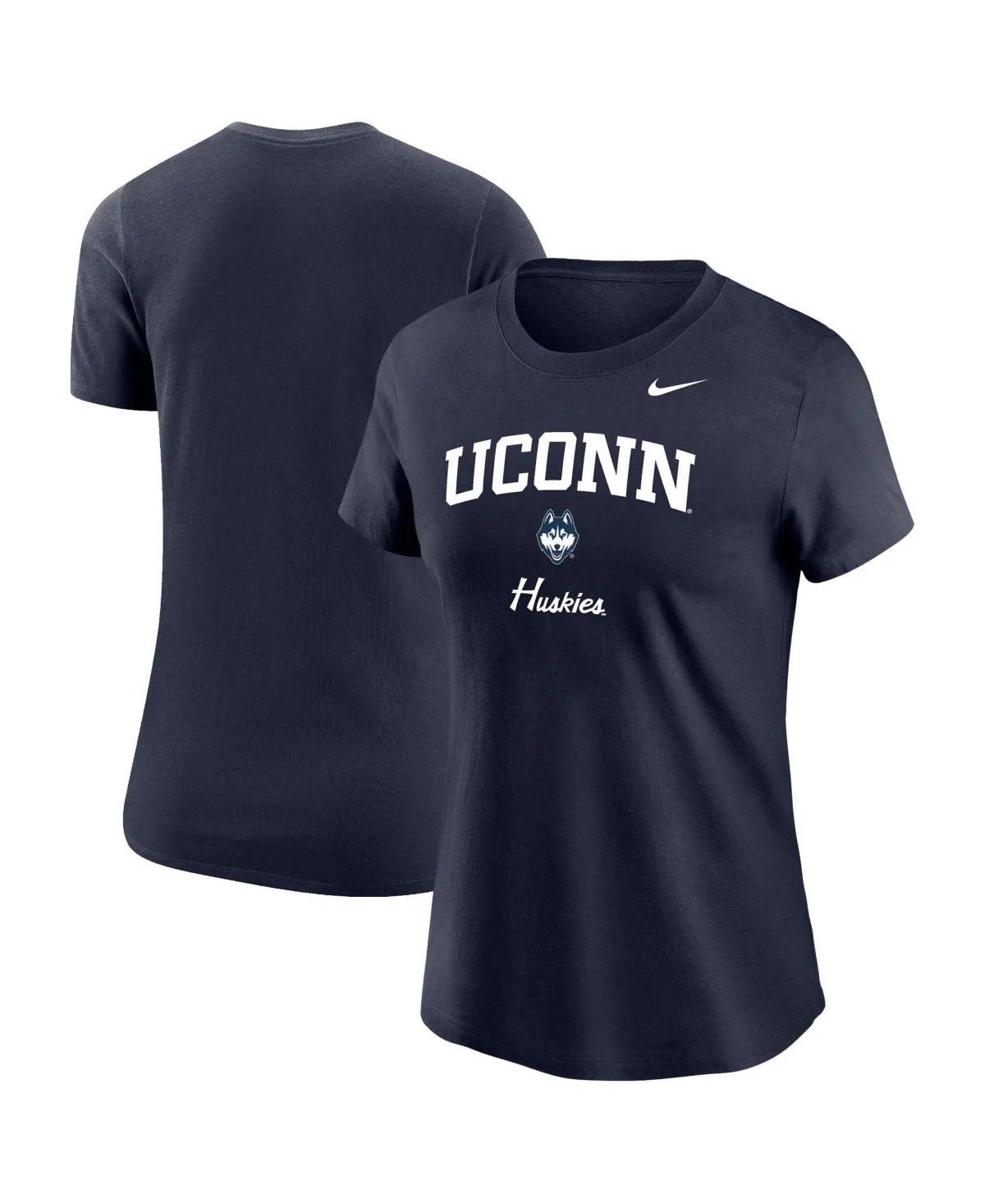 UConn Huskies Crewneck Short-Sleeve T-Shirt by Nike