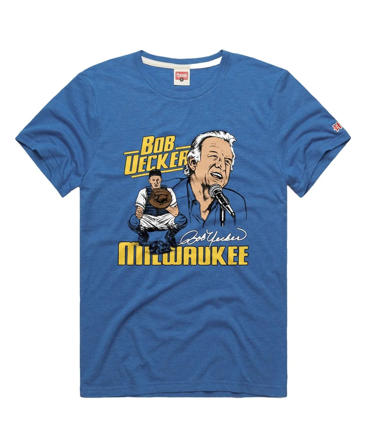 Milwaukee Brewers Tri-Blend Hyperlocal T-Shirt by Homage