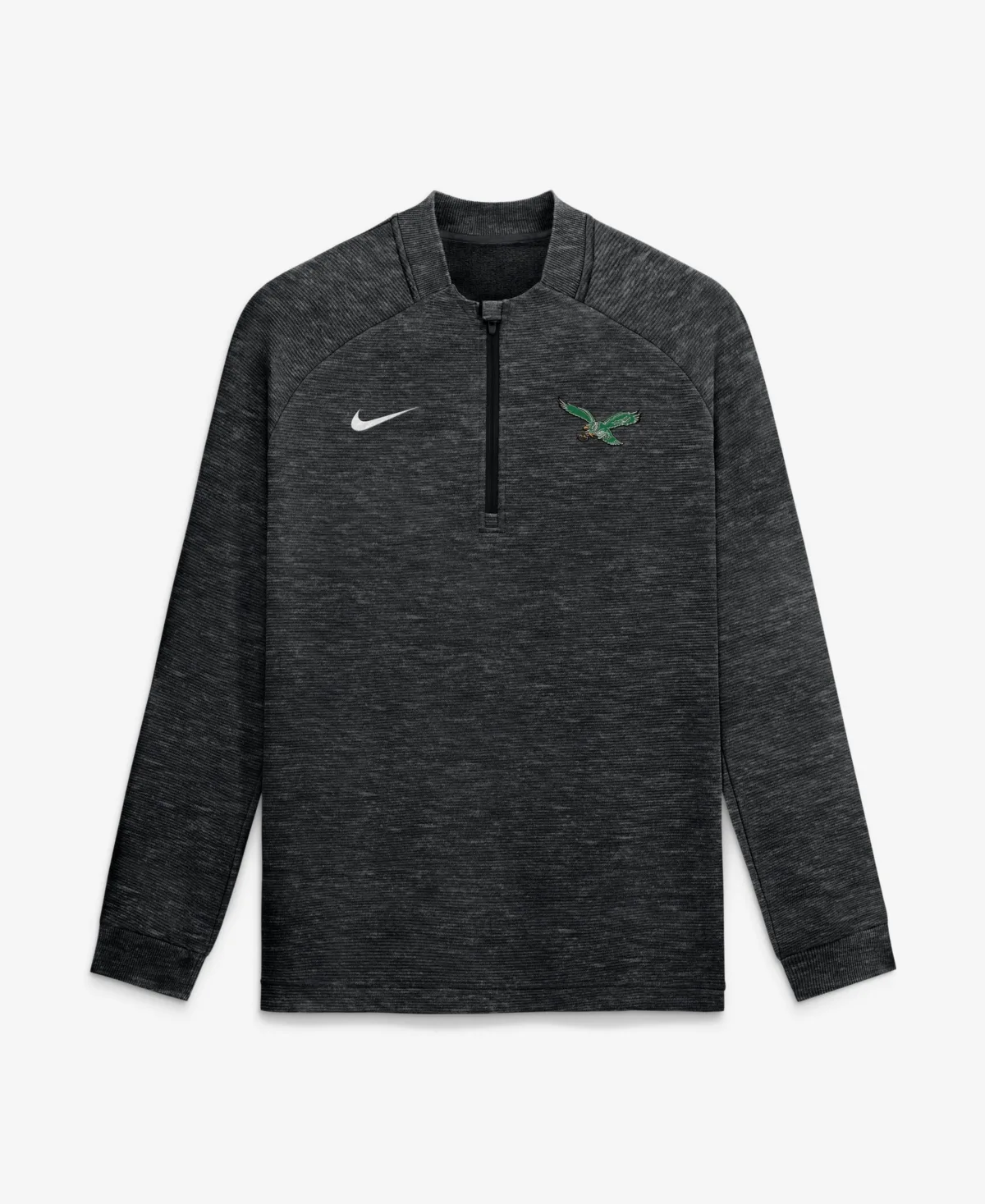 Philadelphia Eagles Par Raglan Tri-Blend Therma-Fit Half-Zip Pullover by Nike
