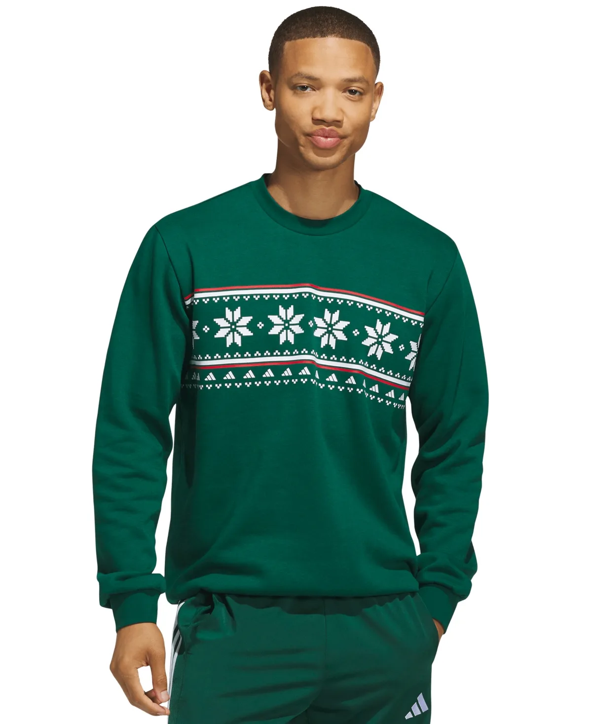 Holiday Sweater Graphic Sweatshirt by adidas