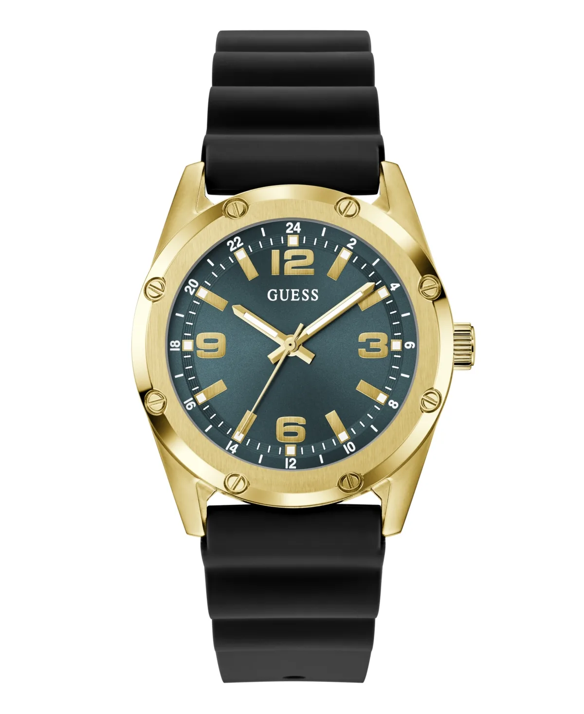 Black Silicone Watch 41mm by GUESS