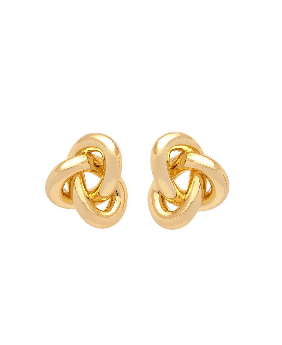 Seva Gold-Tone Knot Studs