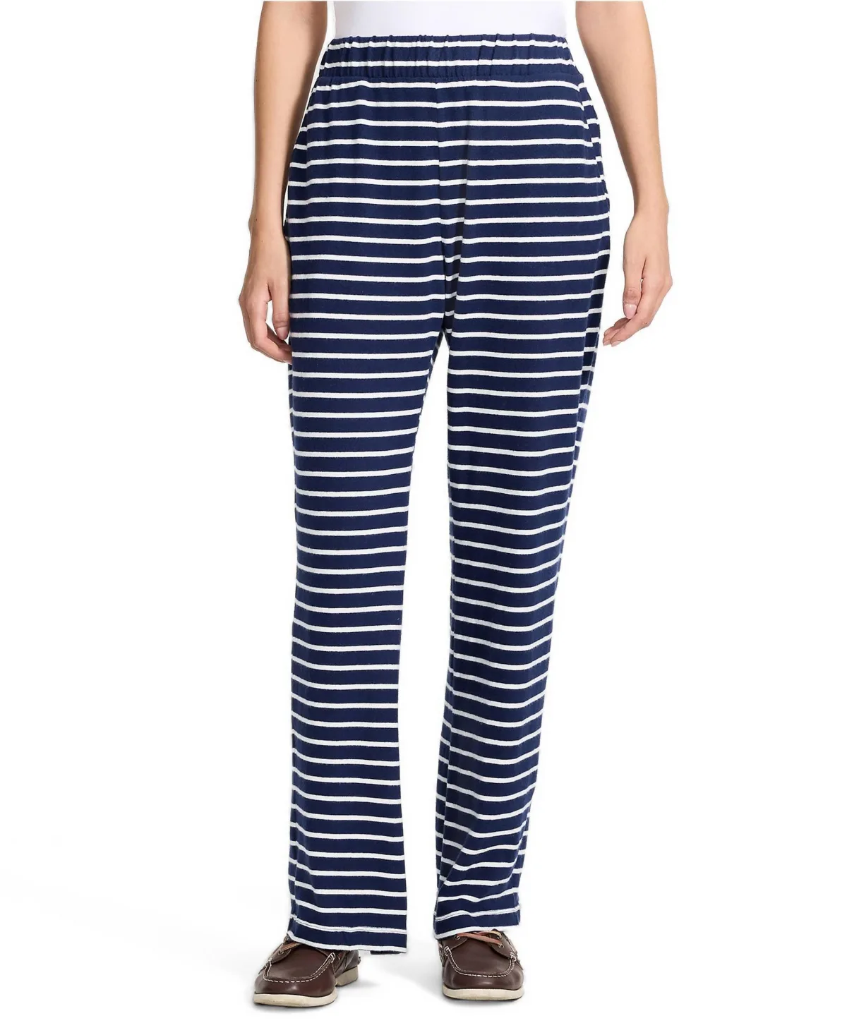 Mariner High Rise Wide Leg Pull on Pants by Lands' End