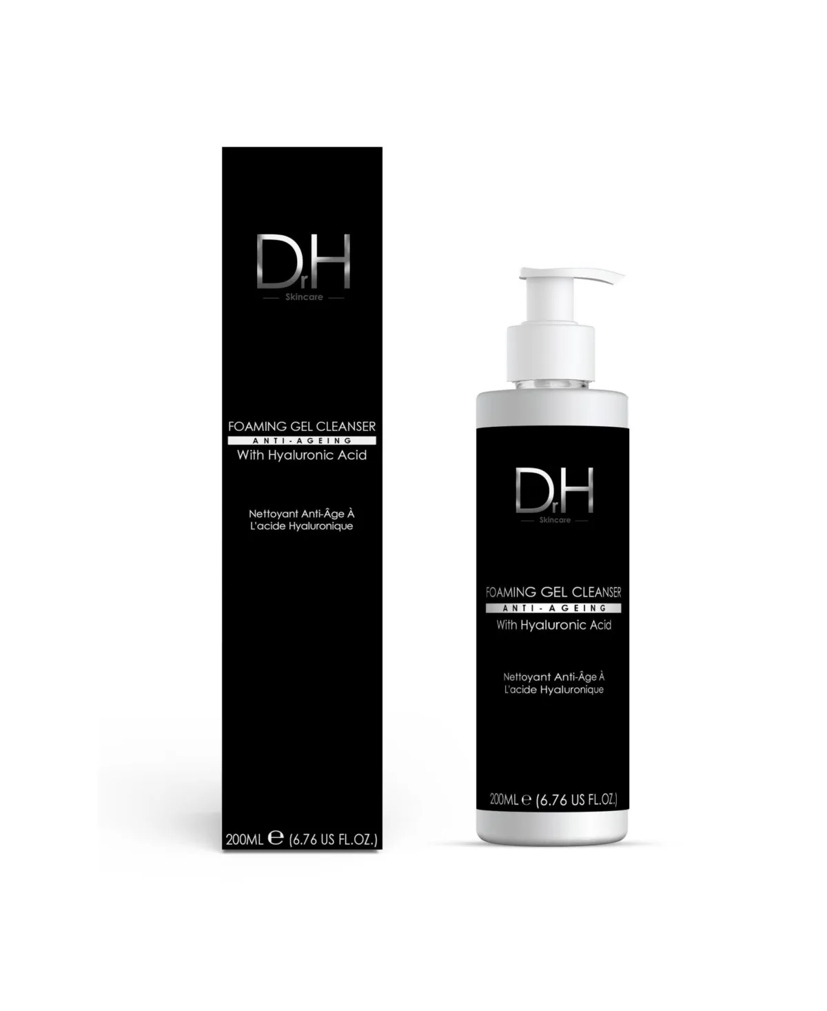 Advanced Anti-Aging Foaming Gel Cleanser with Hyaluronic Acid 200ml by Dr H