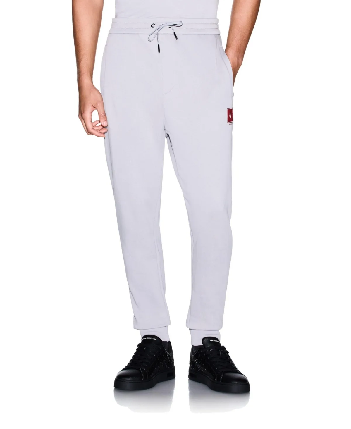 A - x Armani Exchange Pull-On Cotton Joggers by Armani