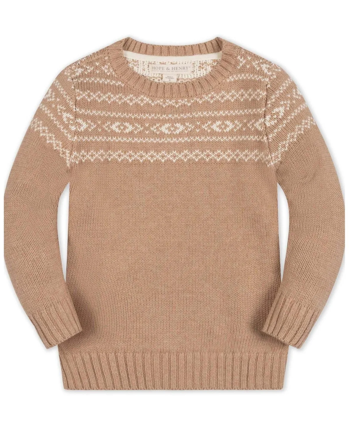 Organic Cotton Crewneck Sweater by Hope & Henry