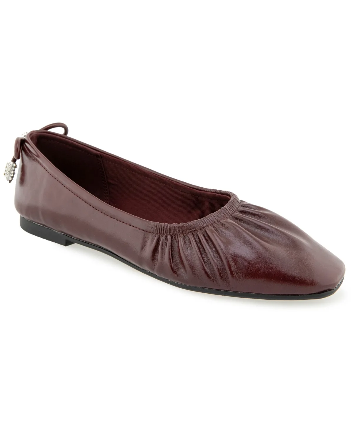 Max Ruched Ballet Slip-On Flats