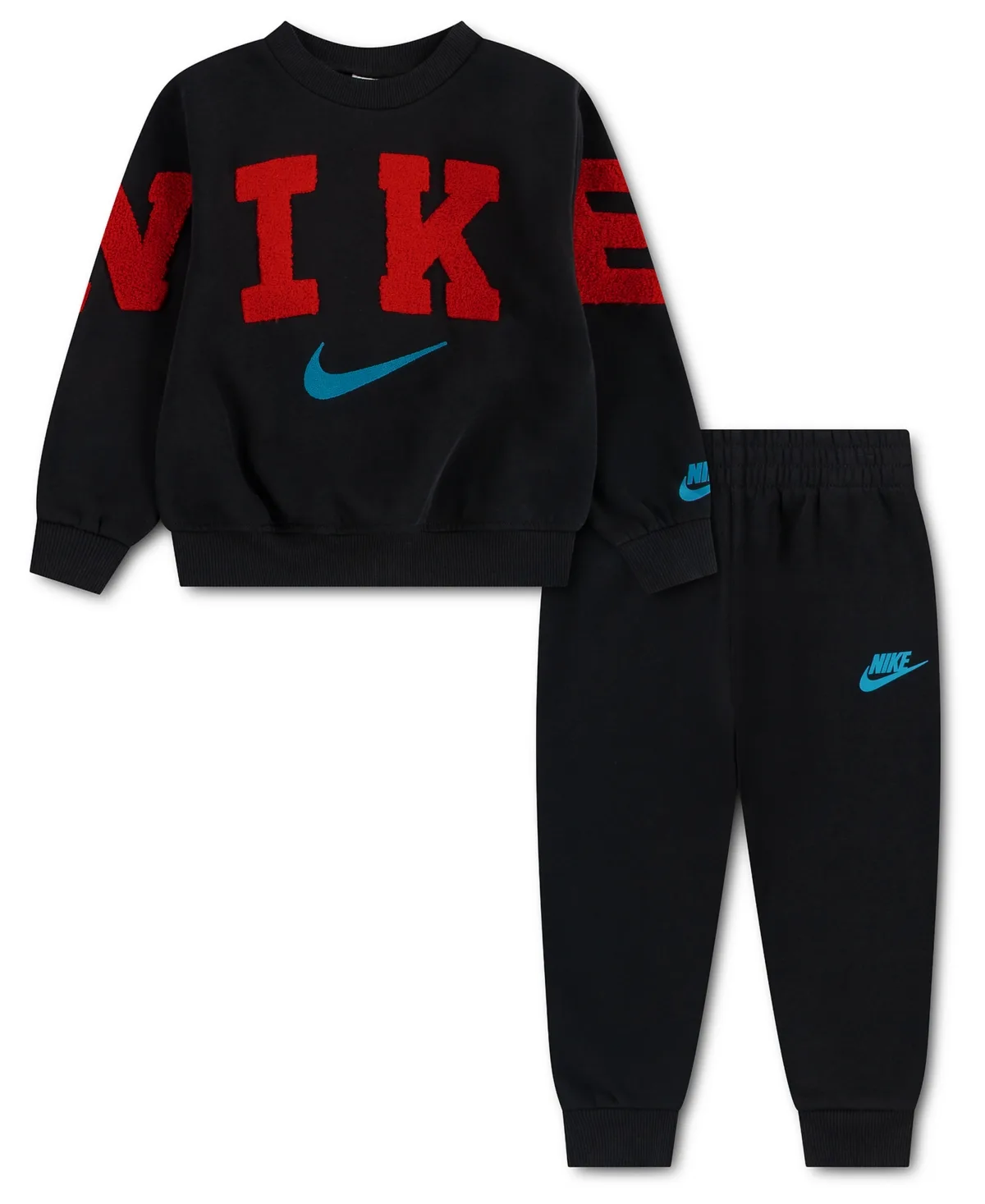 Fleece Crew Sweatshirt and Joggers, 2-Piece Set by Nike