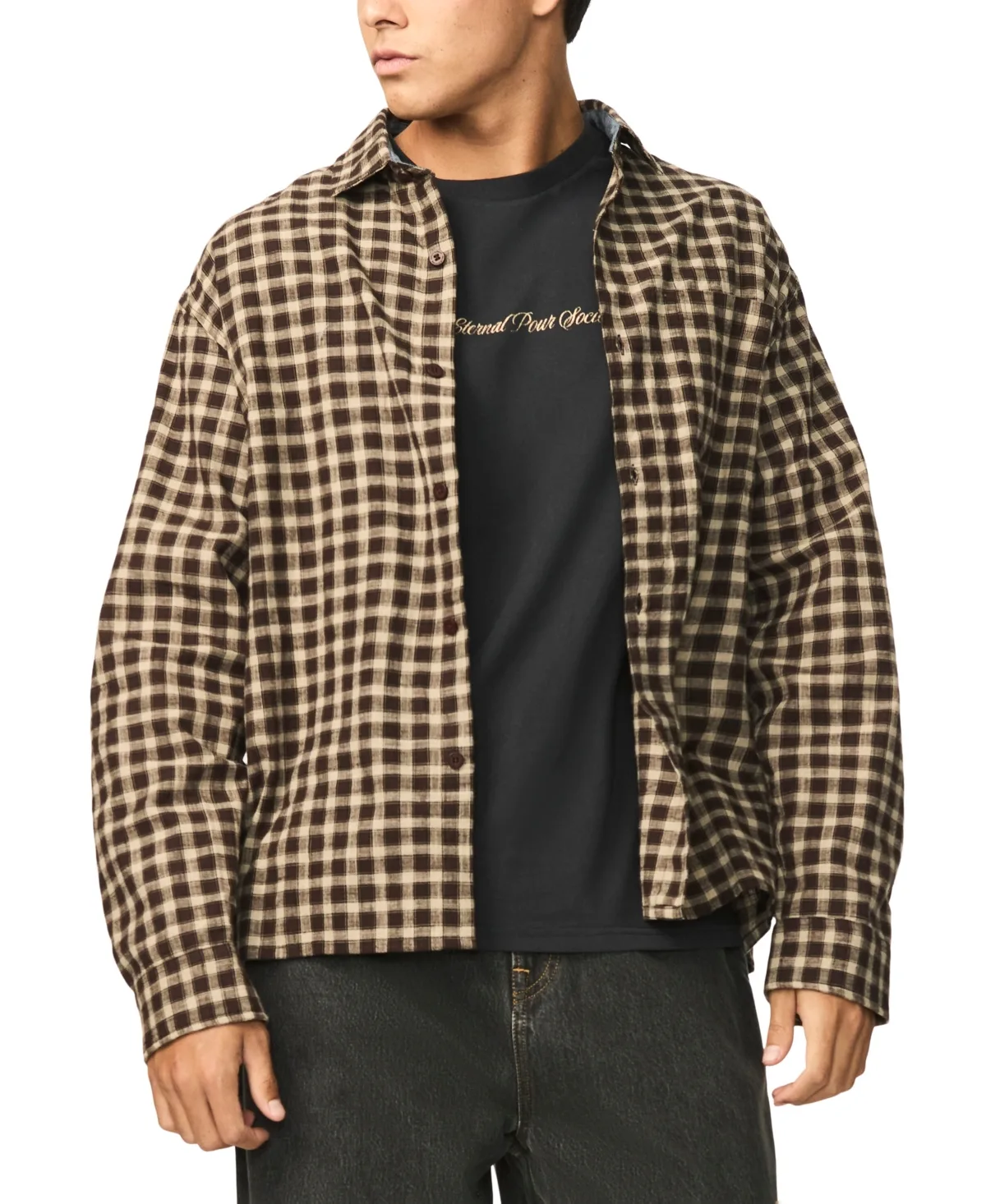 Shogo Plaid Long-Sleeve Shirt by Buffalo David Bitton