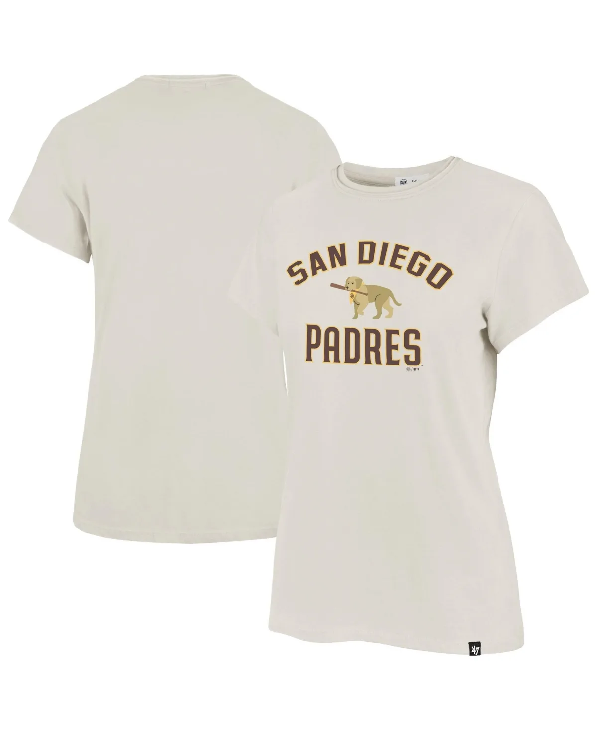 San Diego Padres Frankie Crewneck Short-Sleeve T-Shirt by 47 Brand