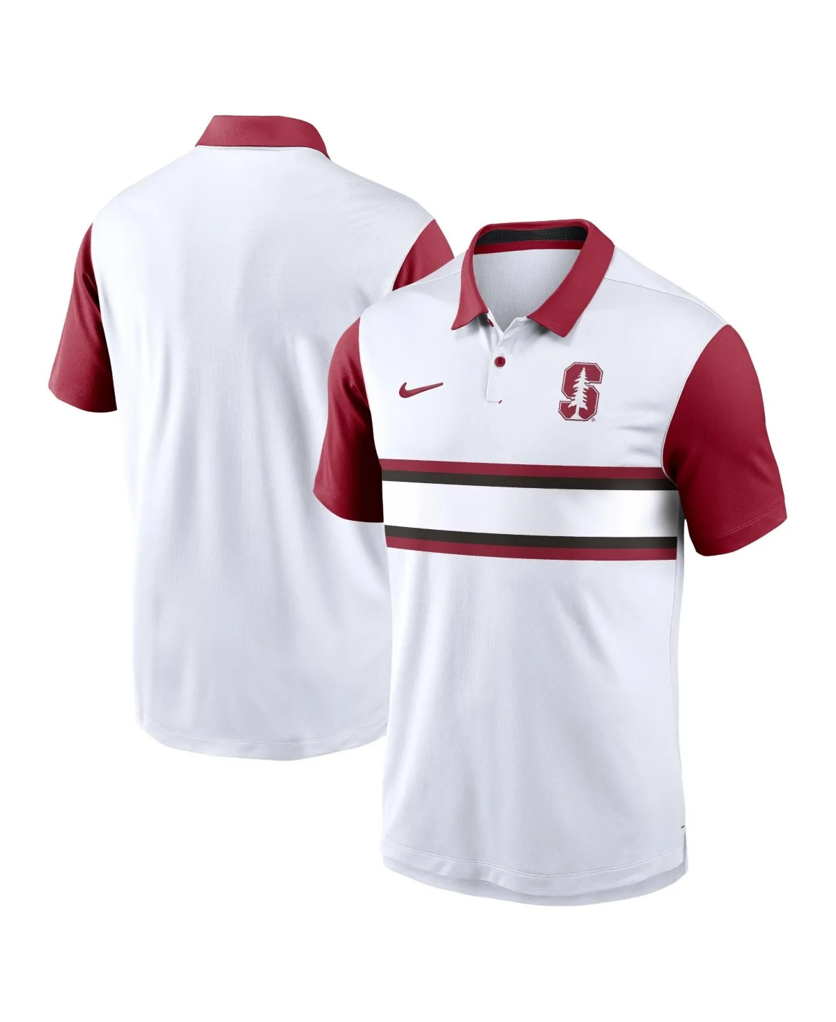 Stanford Cardinal Primetime Campus Pattern Vapor Dri-Fit Polo Shirt by Nike