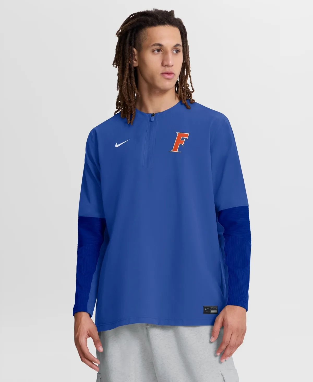 Florida Gators Dugout Dri-Fit Quarter-Zip Long Sleeve Windshirt by Nike