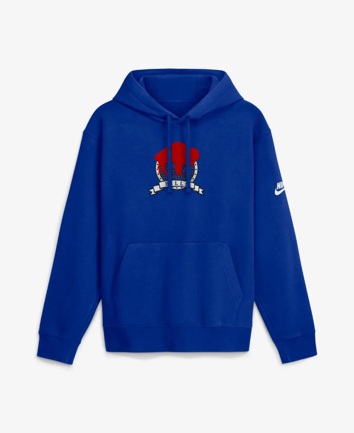 Buffalo Bills Short Pass Rewind Club Fleece Hoodie by Nike