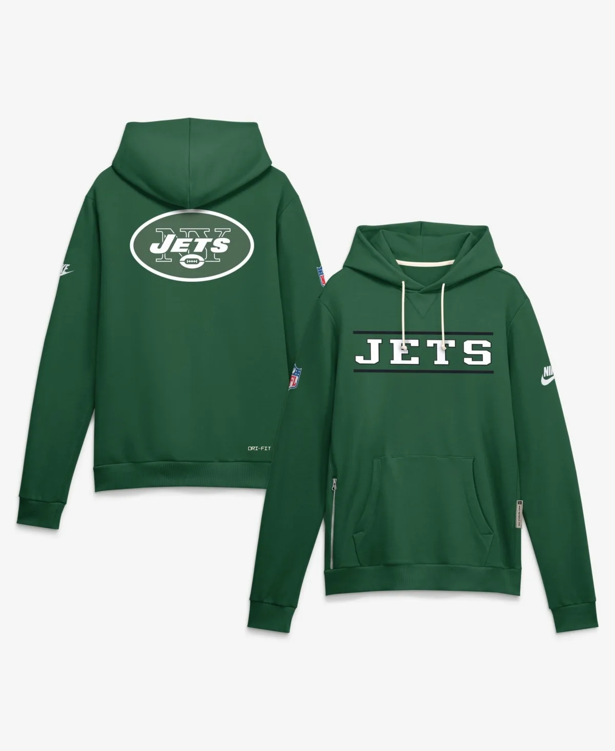 New York Jets Standard Issue Replay Officials Alternate Dri-Fit Hoodie by Nike