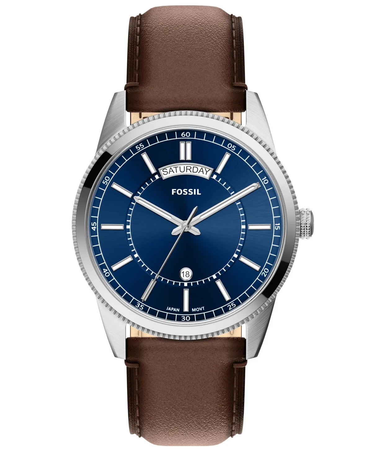 Pearson Quartz Day/Date Leather Watch, 42mm
