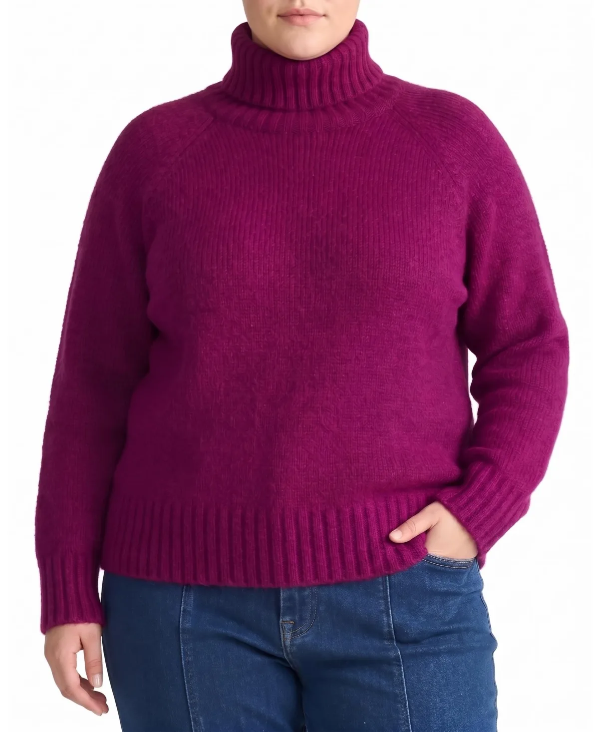 Fair Isle Relaxed-Fit Turtleneck Sweater by Universal Standard