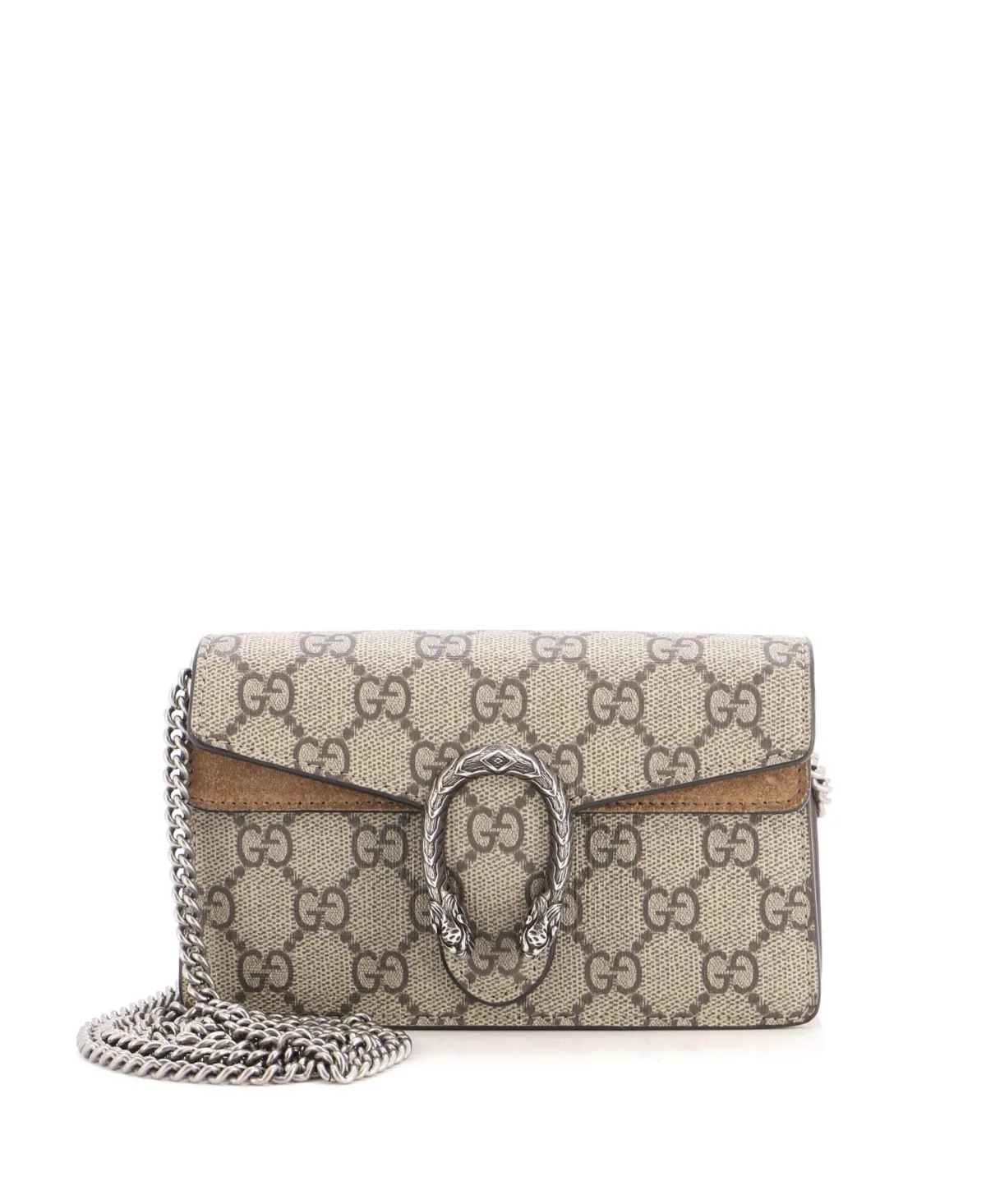 Pre-Owned Gucci Super Mini Dionysus Crossbody Shoulder Bag, 6.5W x 4H x 1.5D by Gucci