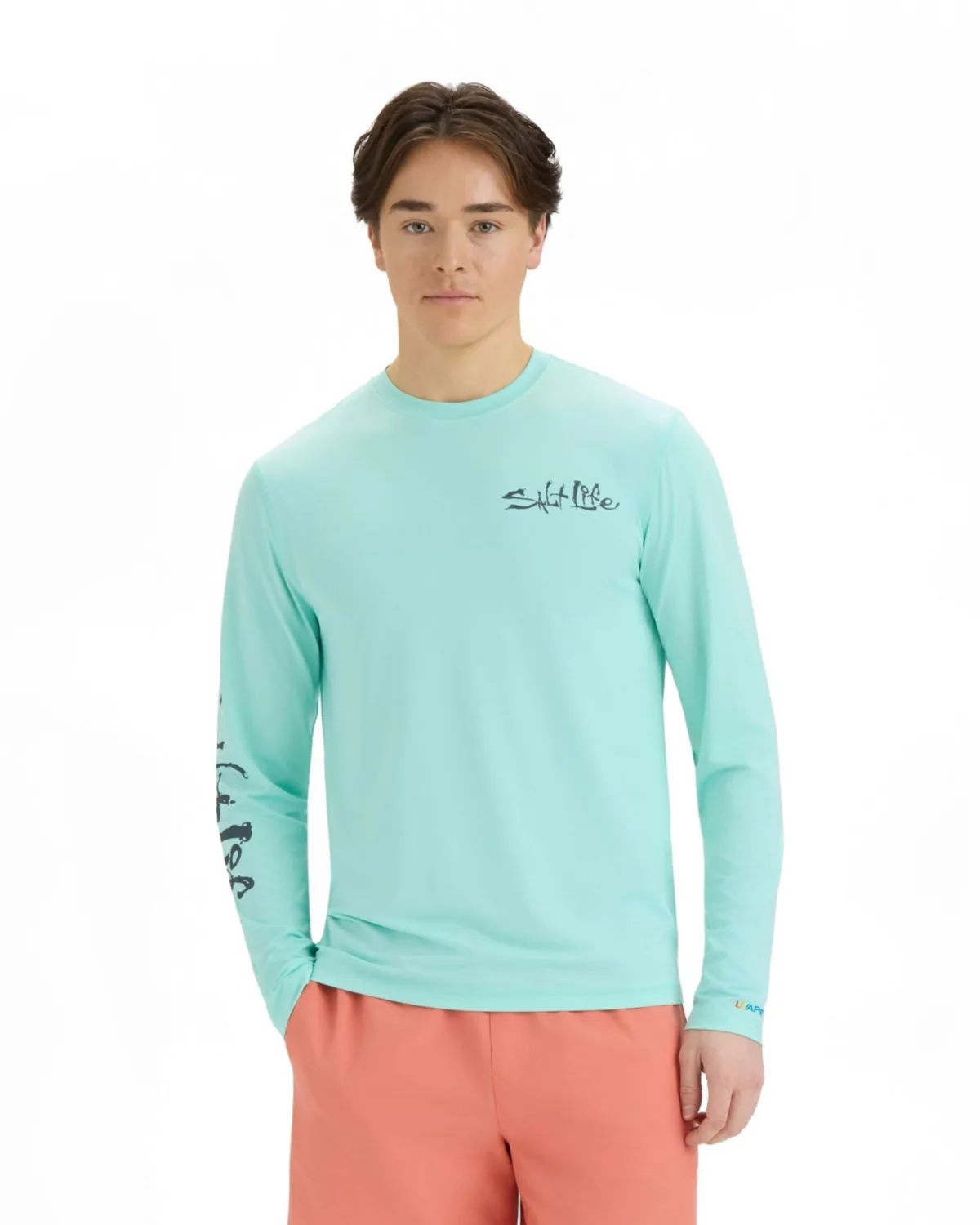 Liquid Depth Badge Long Sleeve Slx Performance Tee