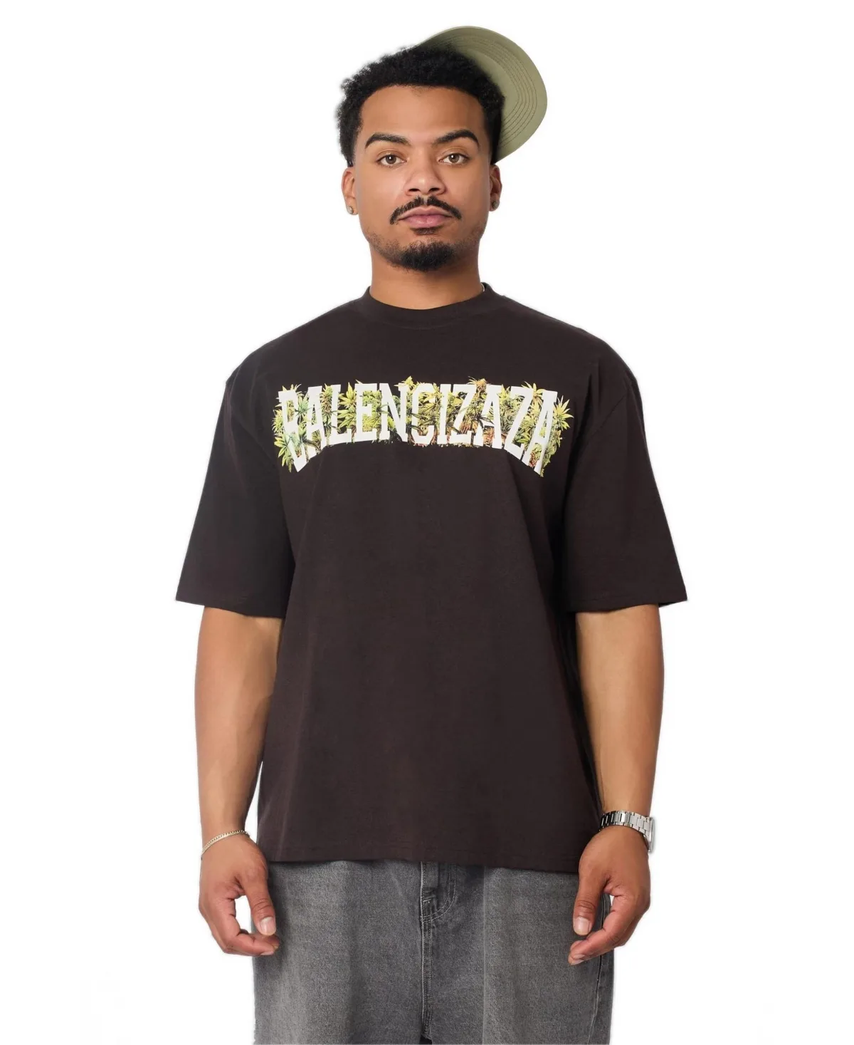Balencizaza Graphic Square-Bottom Hem T-Shirt by Reason