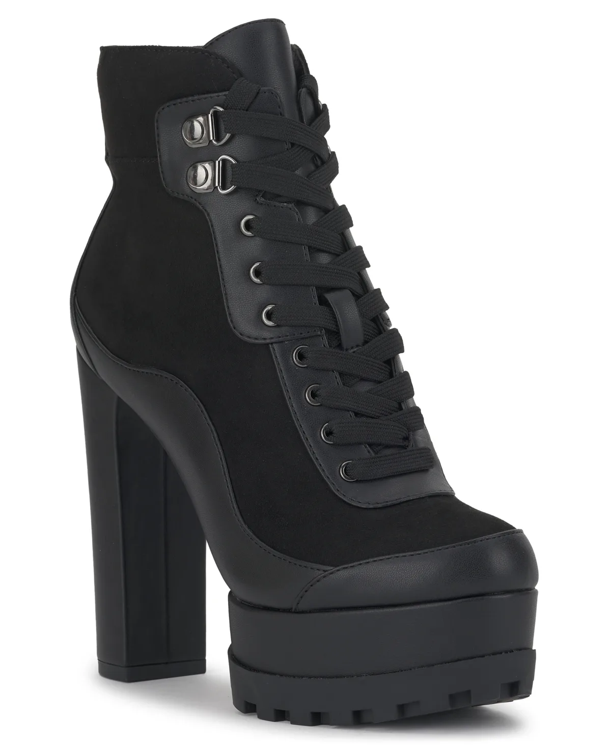Indiera Platform Lace-Up Hiker Booties by Jessica Simpson