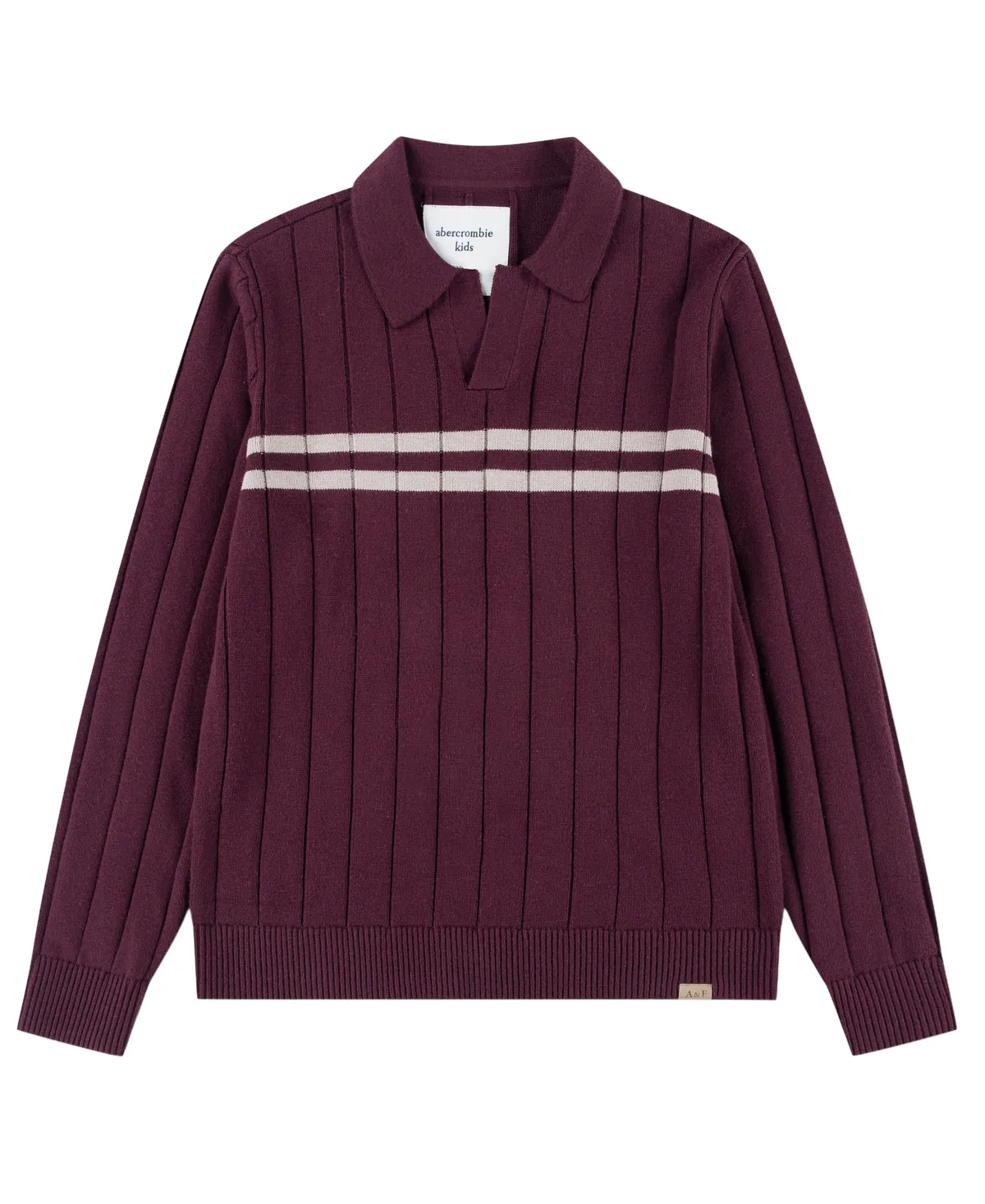 Long-Sleeve Johnny Chest Stripe Sweater by Abercrombie Kids
