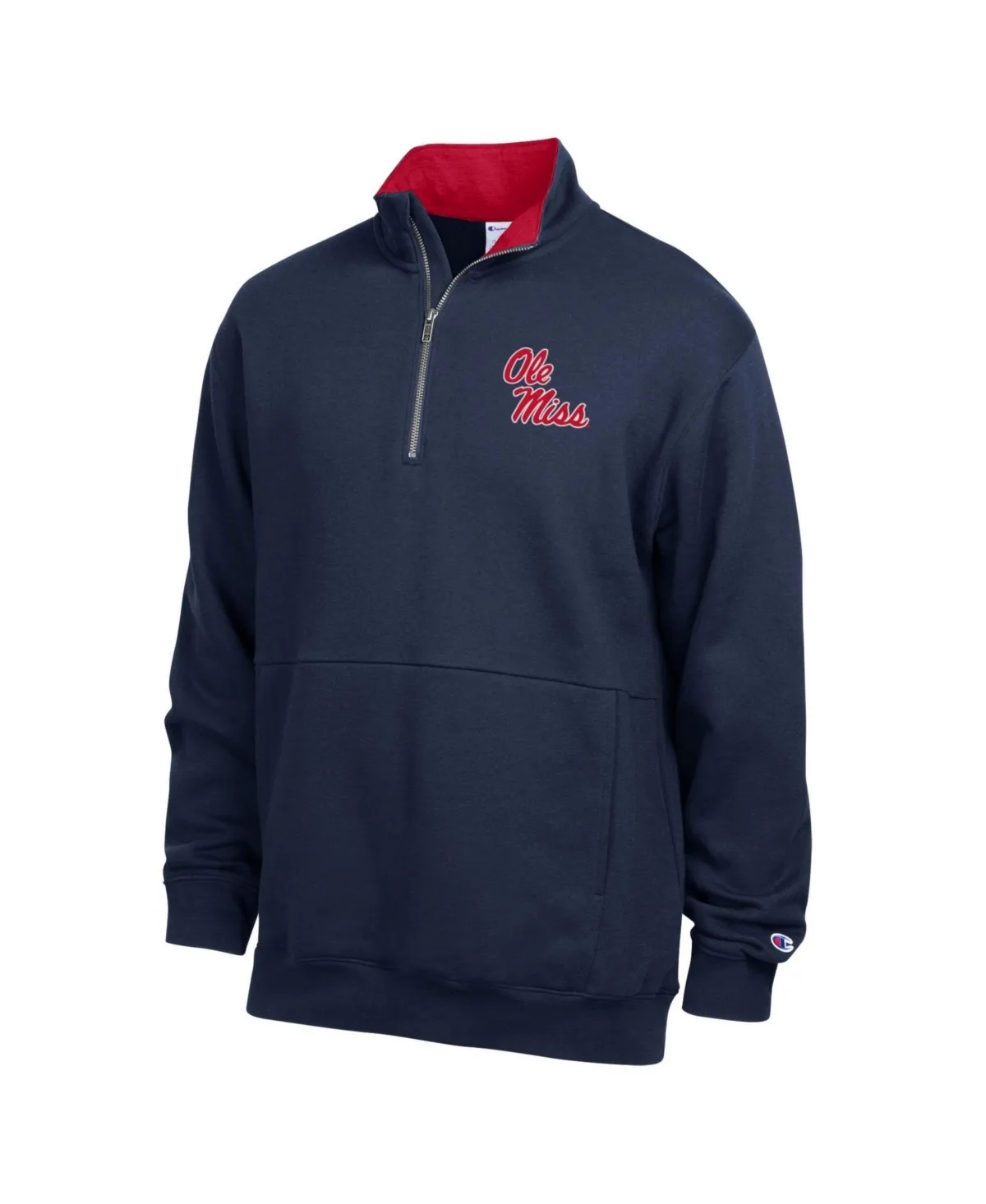 Ole Miss Rebels Fleece Quarter-Zip Pullover