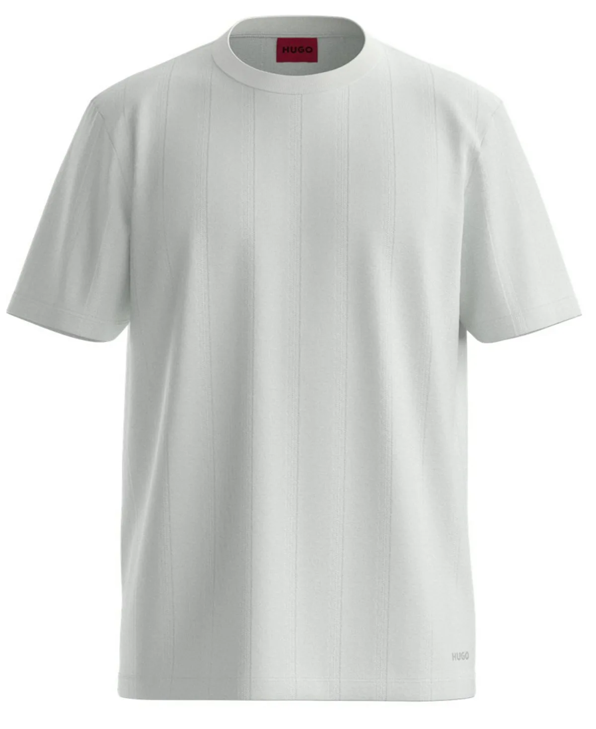 Dapolino Crewneck Herringbone-Stripe T-Shirt by Hugo Boss