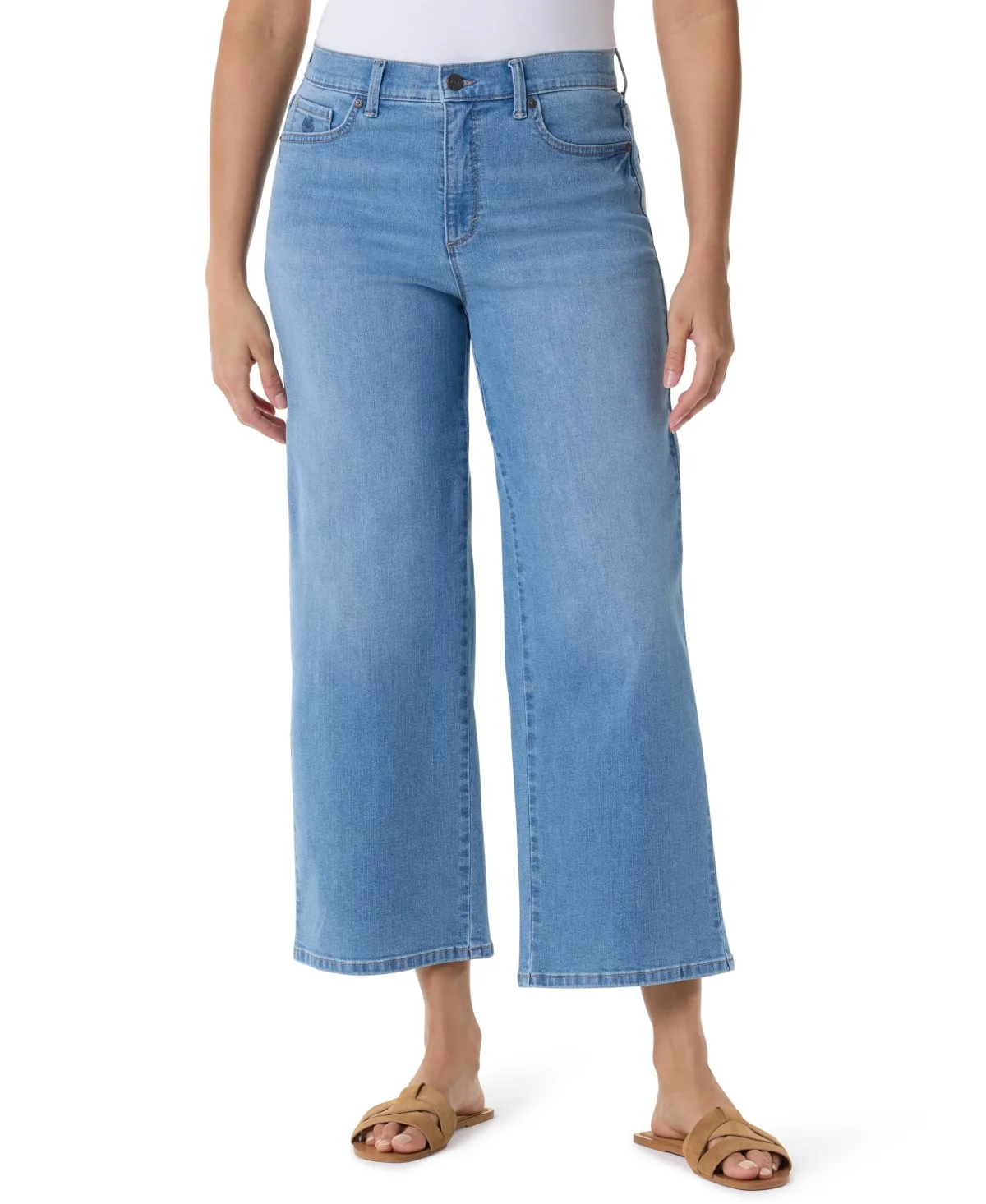 Amanda High-Rise Wide-Leg Ankle Jeans by Gloria Vanderbilt