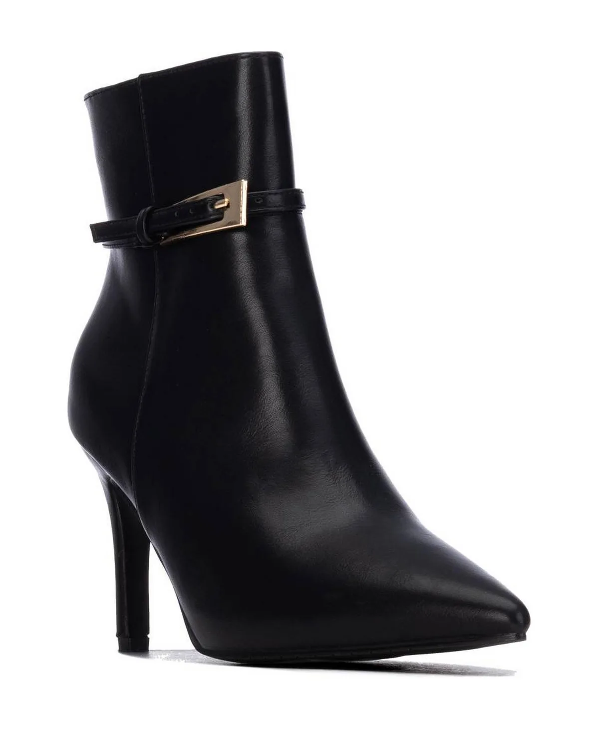 Pointed-Toe Stiletto Ankle Booties