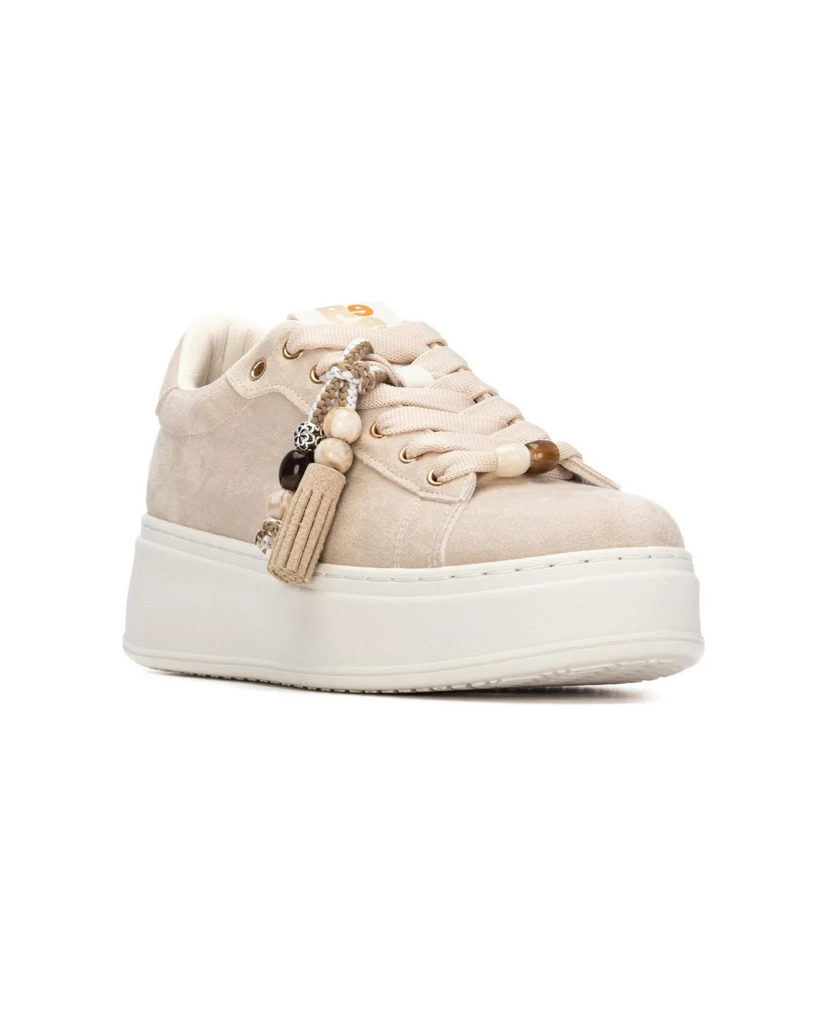 Refresh Collection Platform Faux Suede Sneakers by Xti