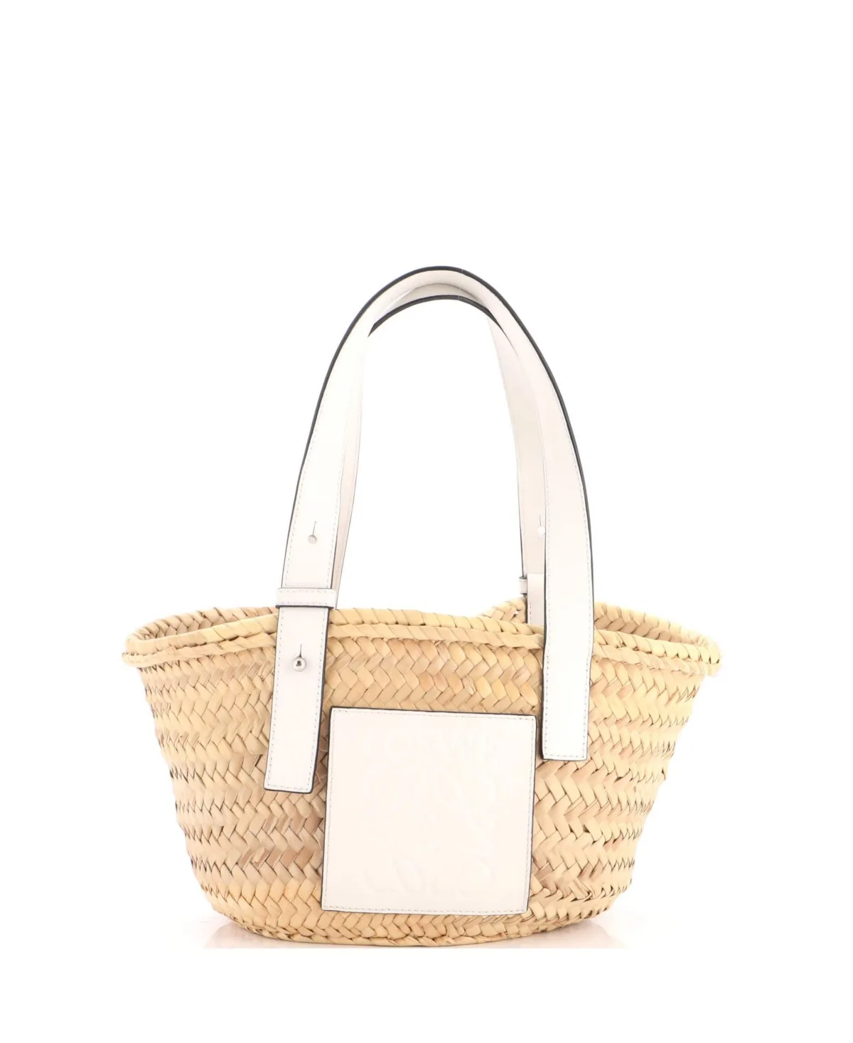 Pre-Owned Loewe Small Basket Tote Raffia by LOEWE