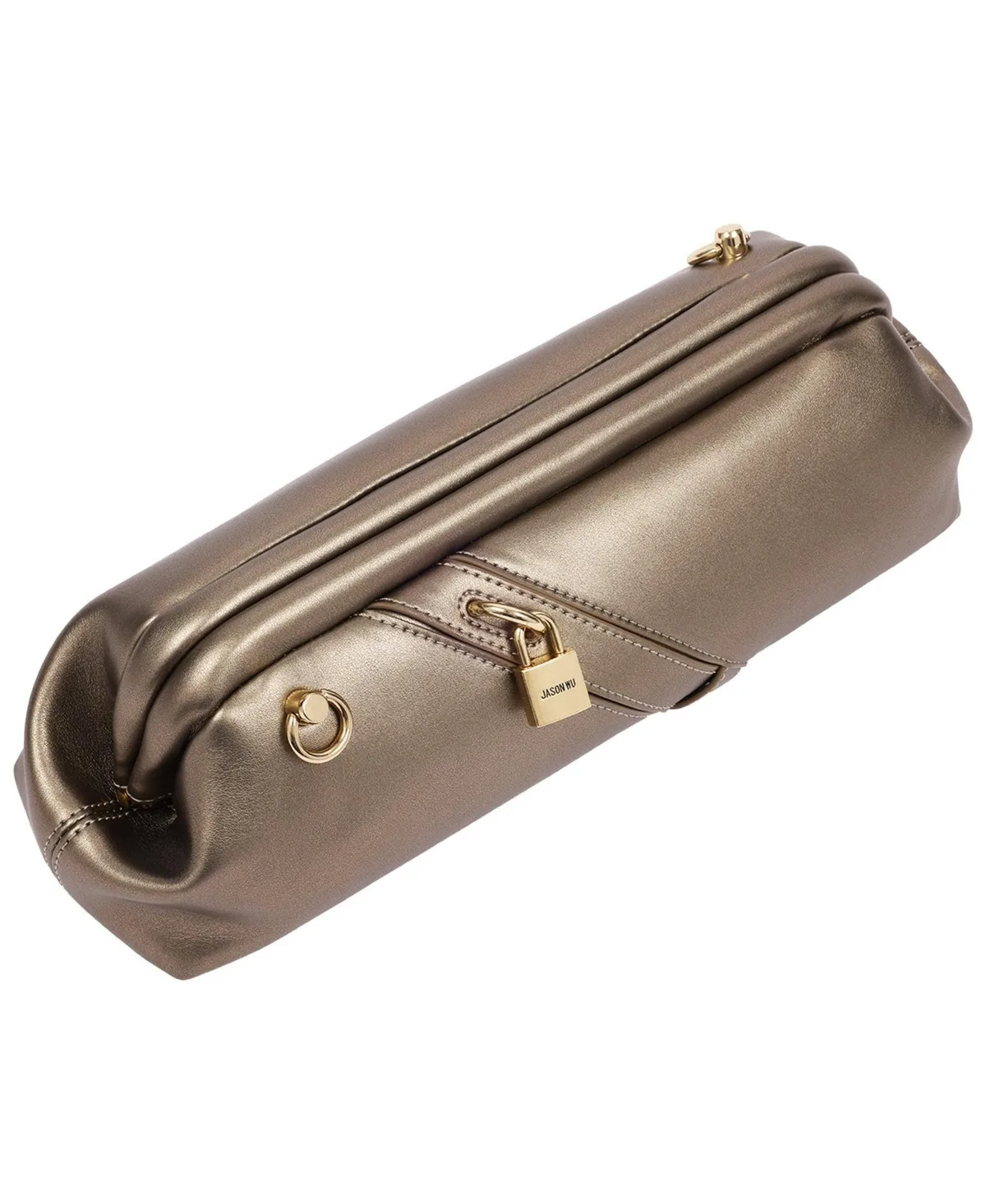 Bloomwood Clutch with Lock Detail and Chain Strap by Jason Wu