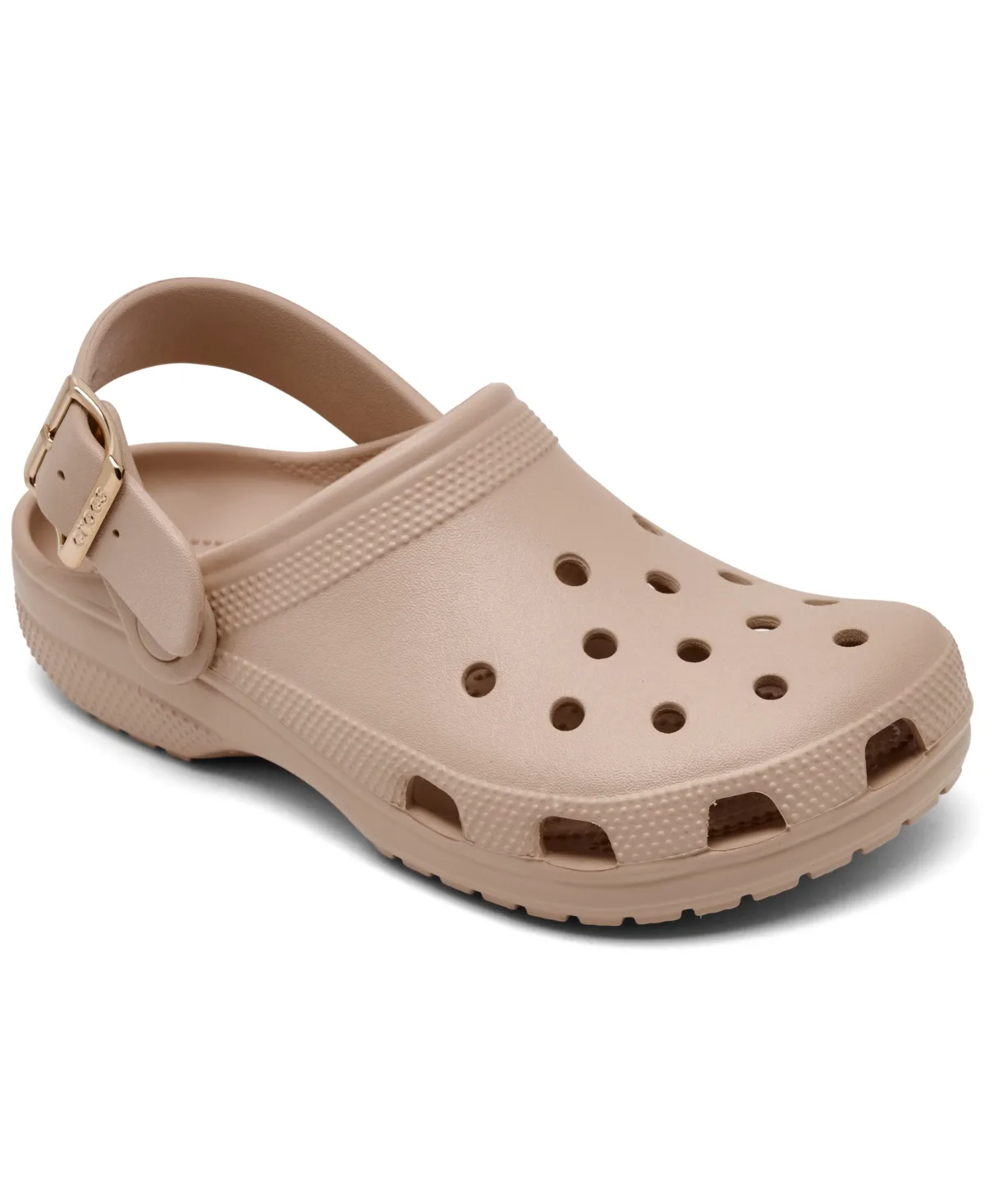 Slingback Metallic-Buckle Clogs by Crocs