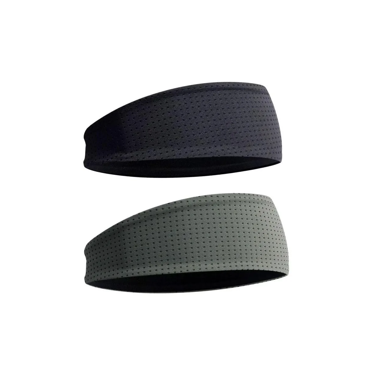 Reversible Stretchy Sports Headbands, 2-Pack by Furlihong