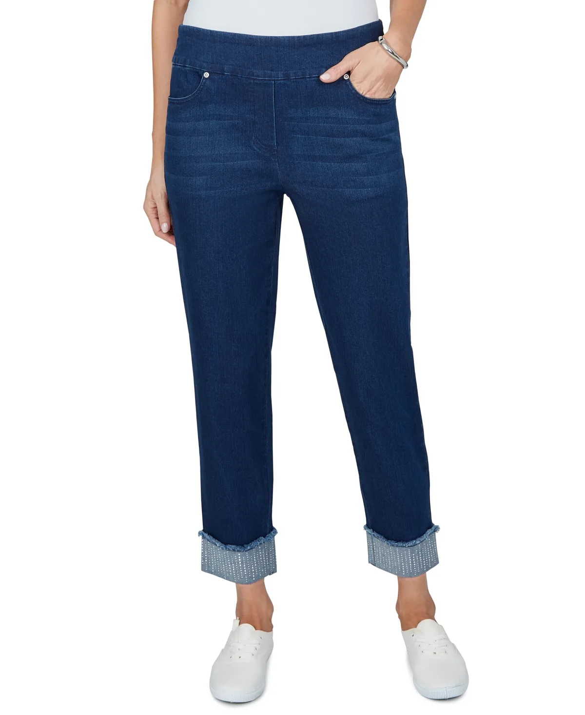 Pull-On Cropped & Ankle Jeans by Alfred Dunner