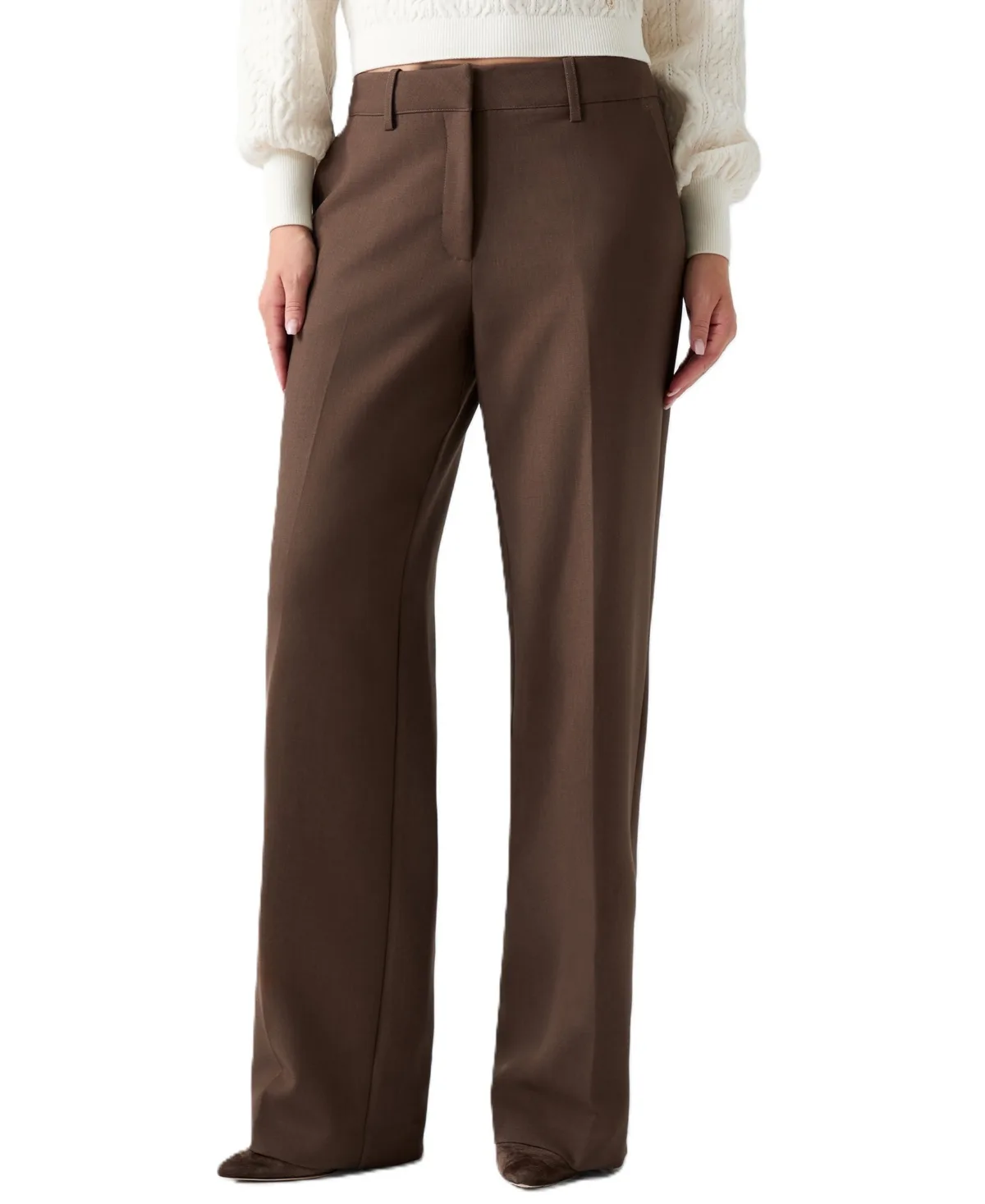 Joandra Wide-Leg Relaxed Dress Pants by GUESS