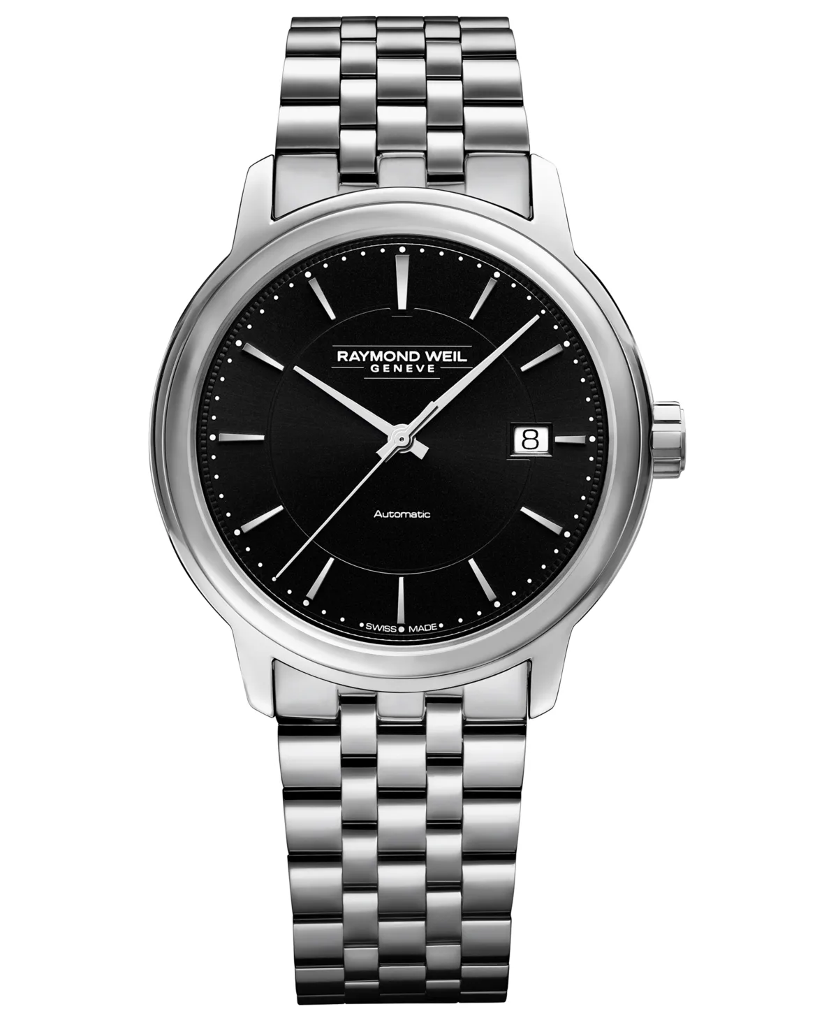 Swiss Automatic Maestro Stainless Steel Bracelet Watch 40mm by Raymond Weil