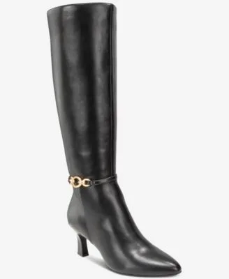 Shaniaa Belt Pointed Toe Boot Regular Wide Calf by Style & Co