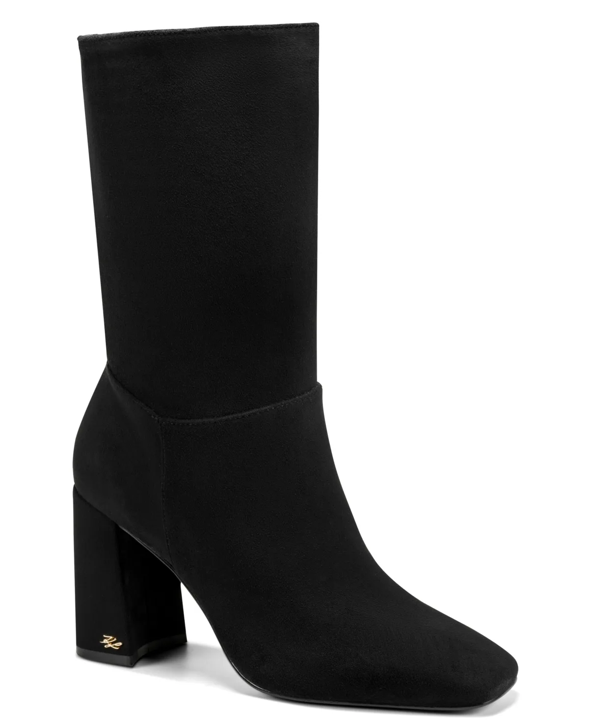 Saydie Block Heel Slouch Booties by Karl Lagerfeld