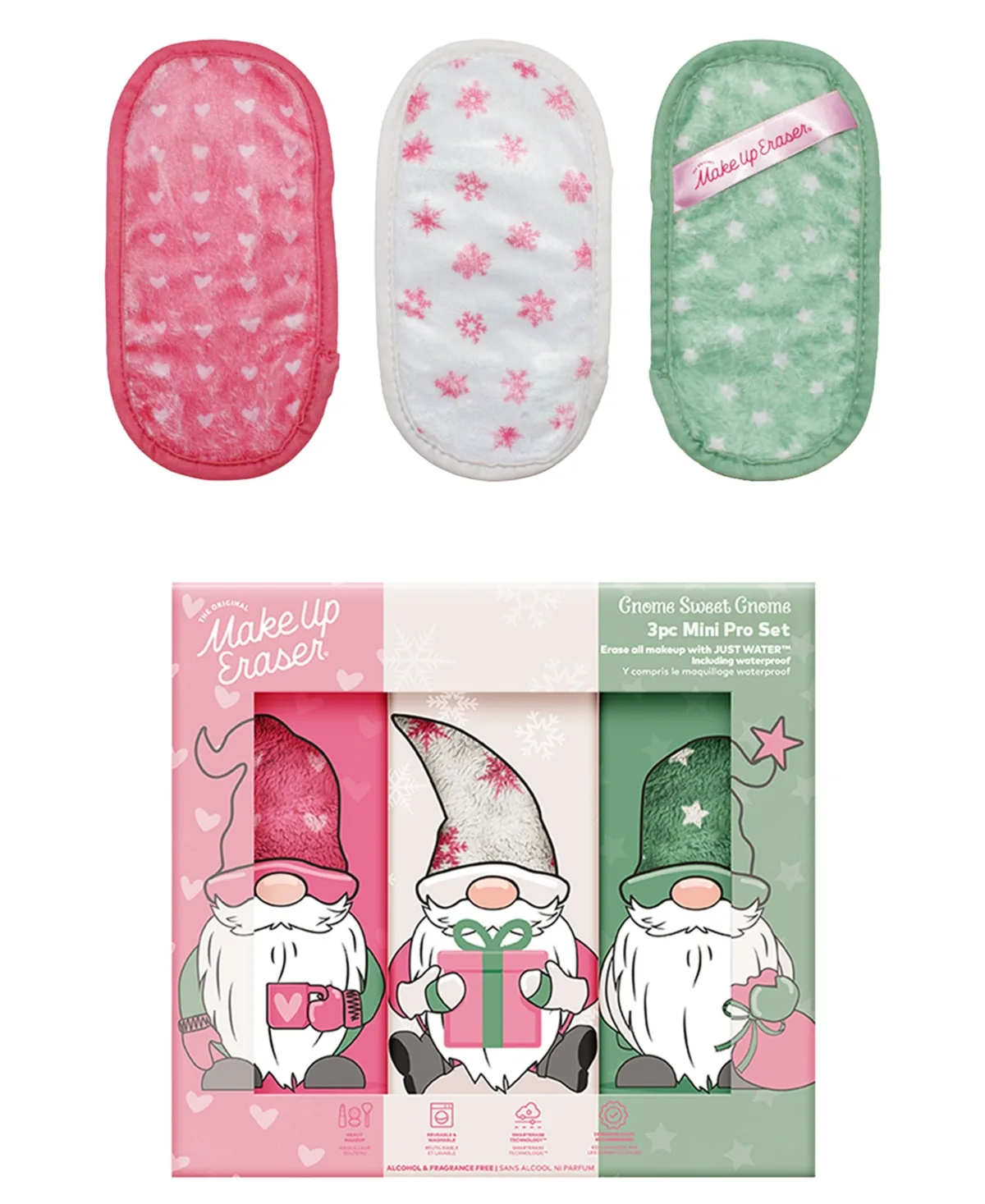 3-Piece Gnome Sweet Gnome Break-a-Part Gift Set by Makeup Eraser
