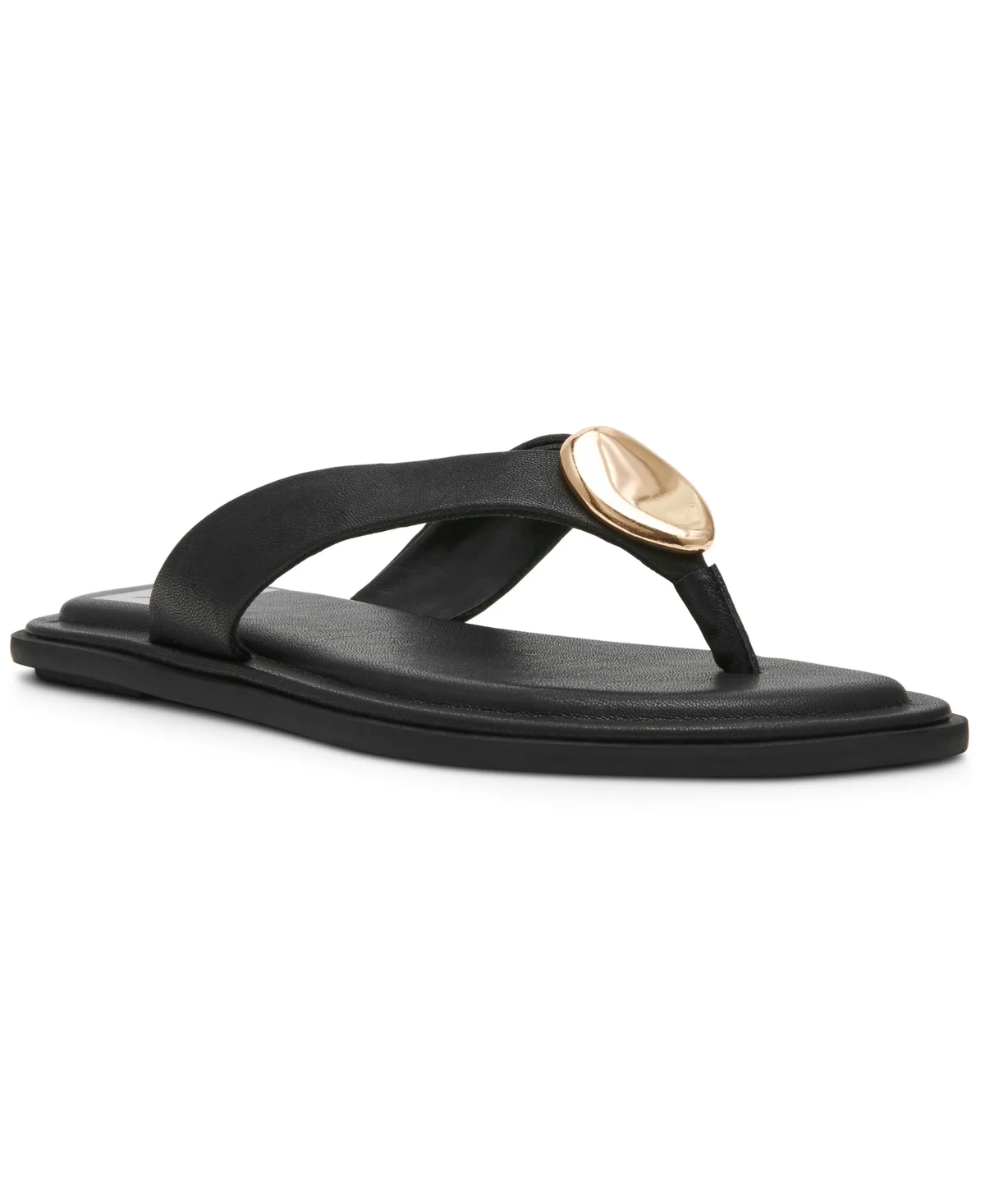 Ofelia Dome Stud Thong Flip Flop Flat Sandals