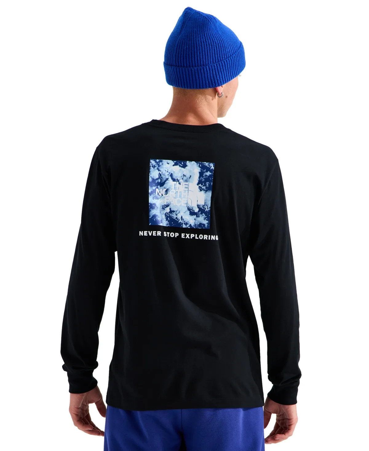 Evolution Granitic Rock Print Box Nse Long-Sleeve T-Shirt by The North Face