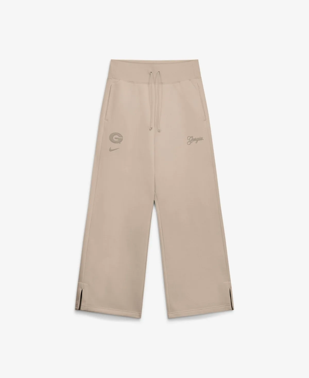 Georgia Bulldogs Neutral Stance Collection Phoenix Fleece Wide-Leg Sweatpants
