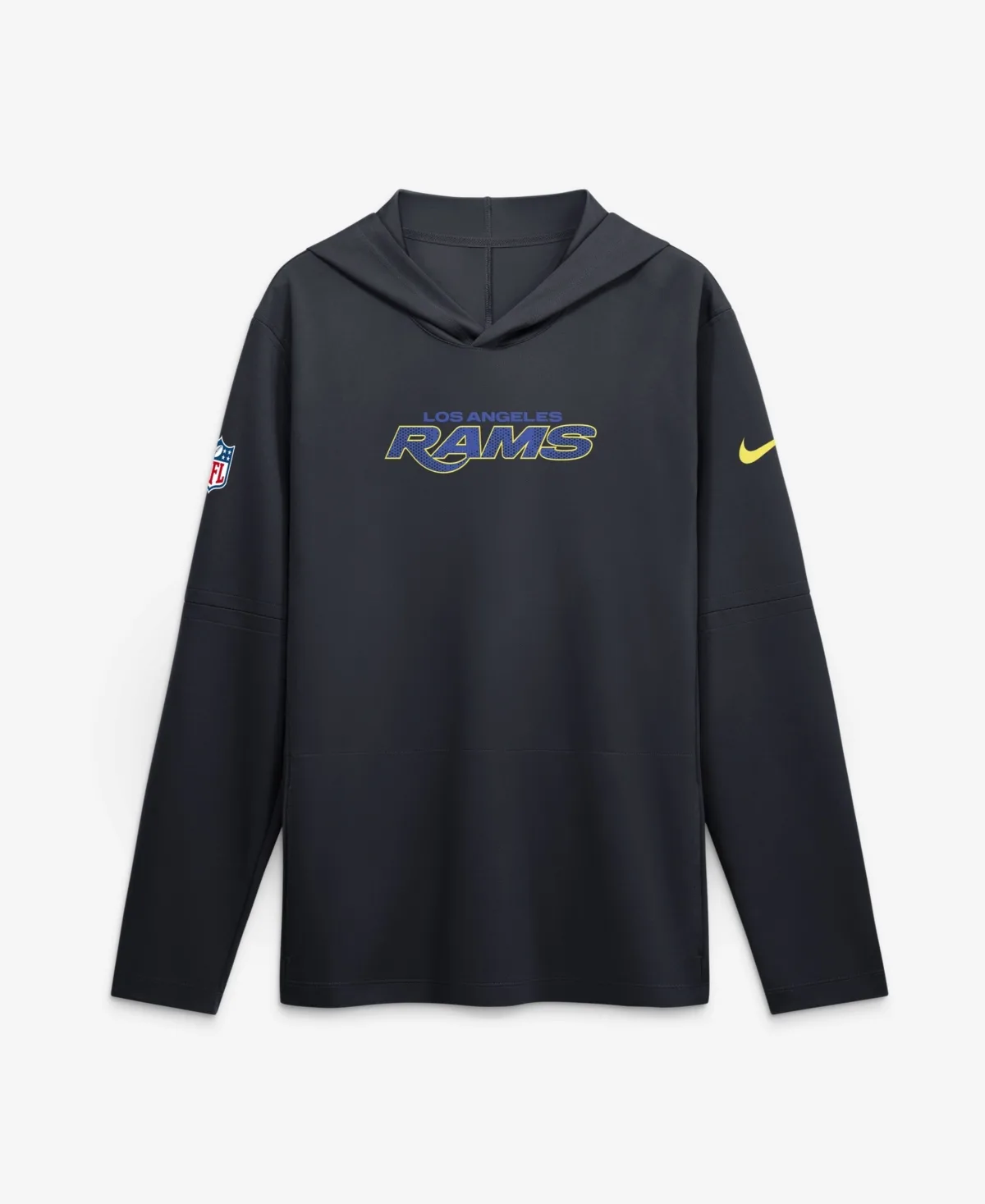 Los Angeles Rams Rivalries Collection Sideline Lightweight Hooded Long Sleeve Sweatshirt by Nike