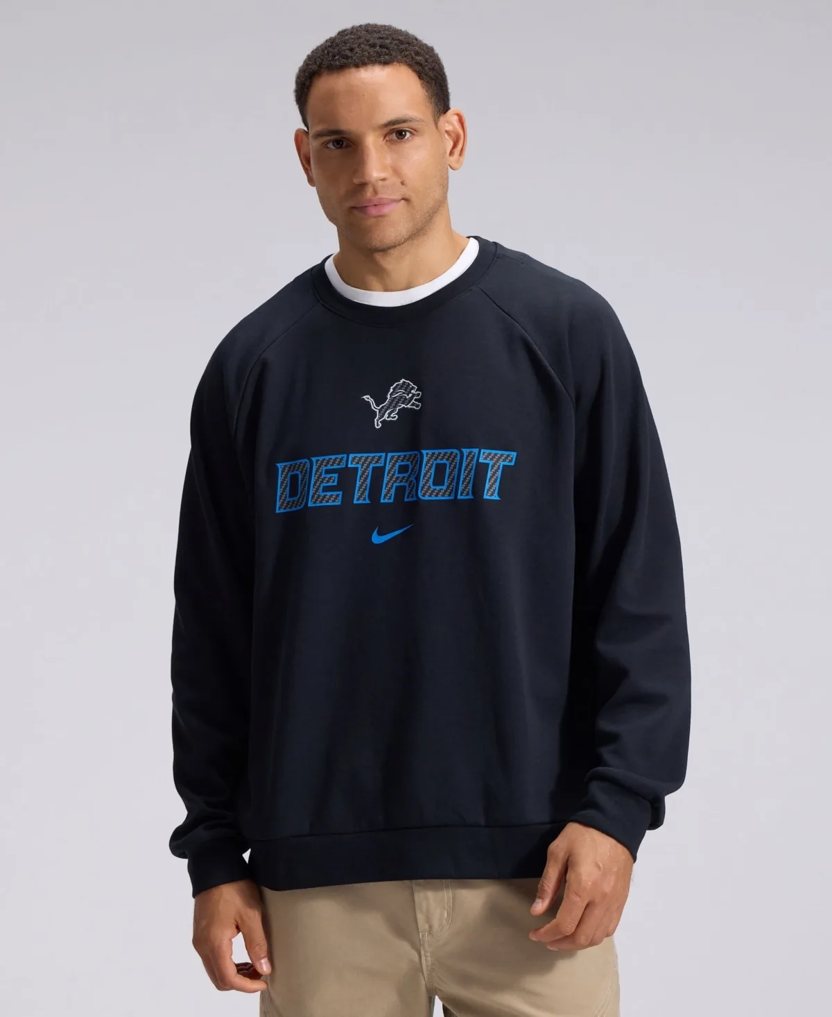 Detroit Lions 2026 Rivalries Collection Dri-Fit Crew Sweatshirt by Nike