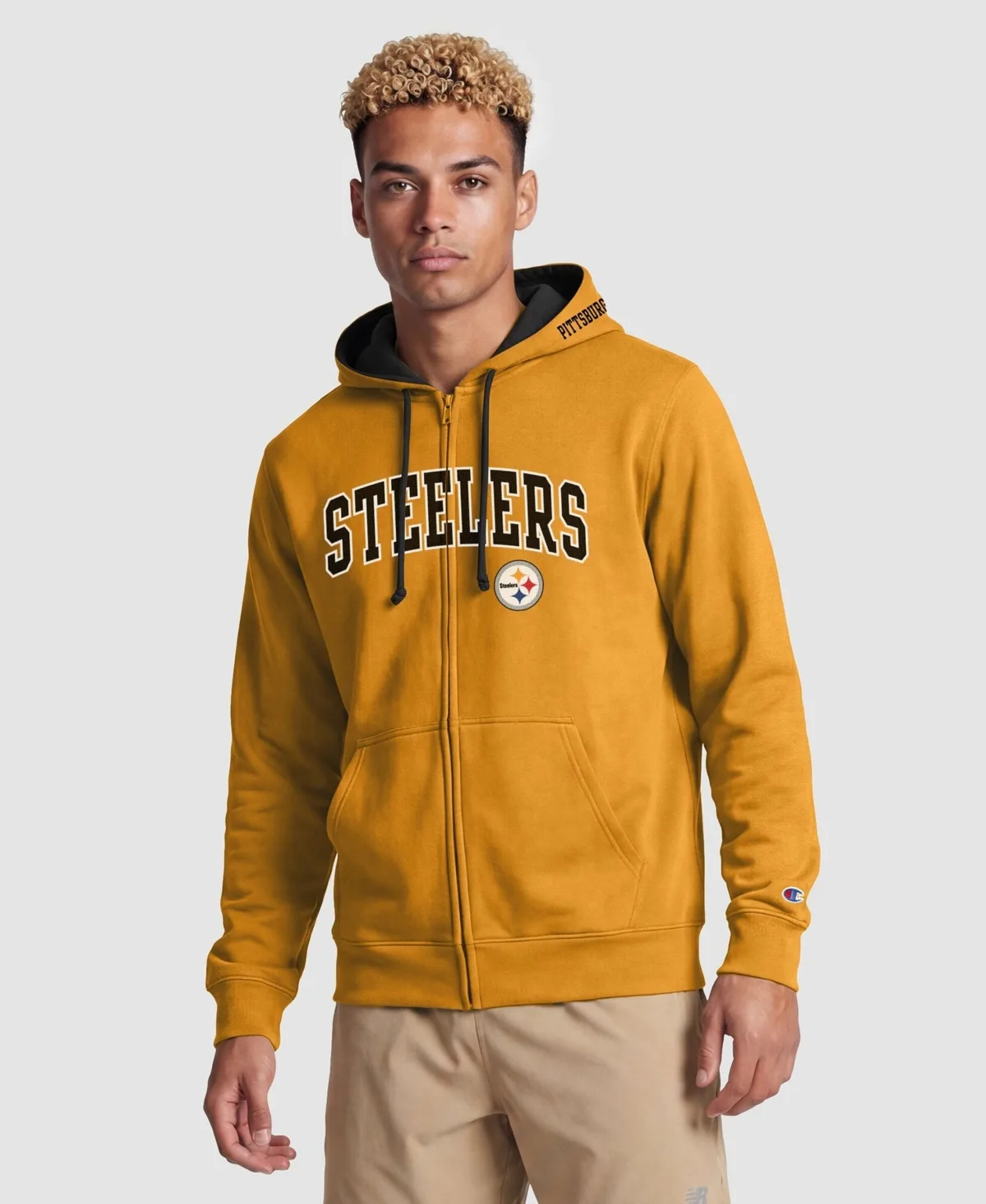 Pittsburgh Steelers Graphic Full-Zip Hoodie by Champion