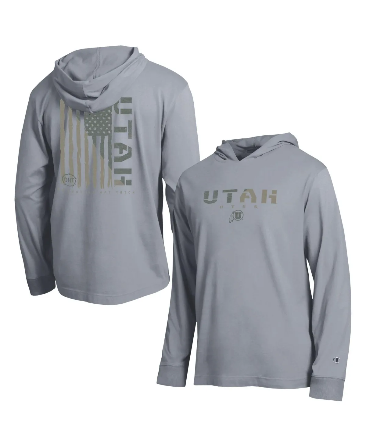 Operation Hat Trick Hooded Long-Sleeve T-Shirt by Champion