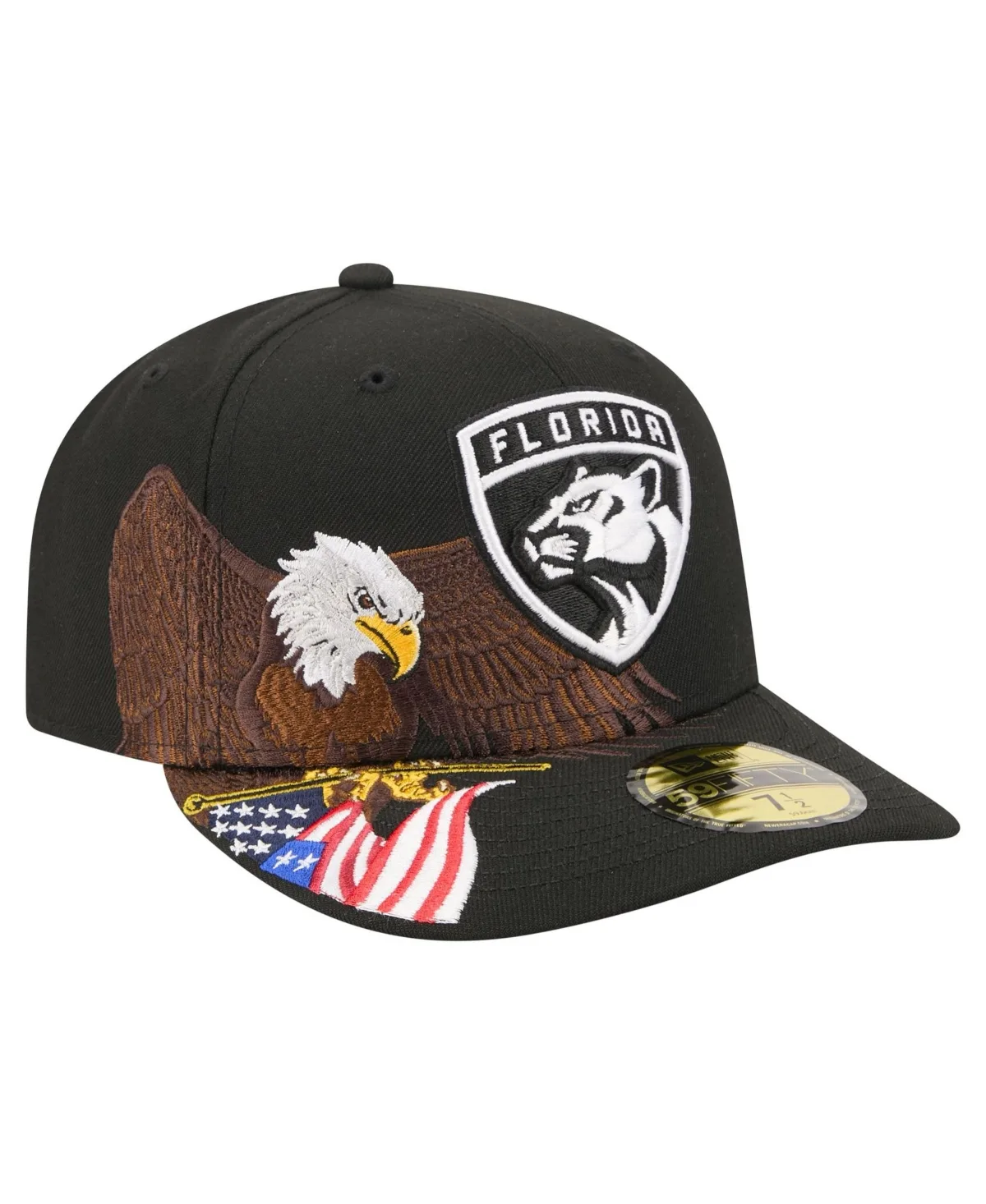 Florida Panthers Freedom Pre-Curved 59FIFTY Fitted Hat by New Era